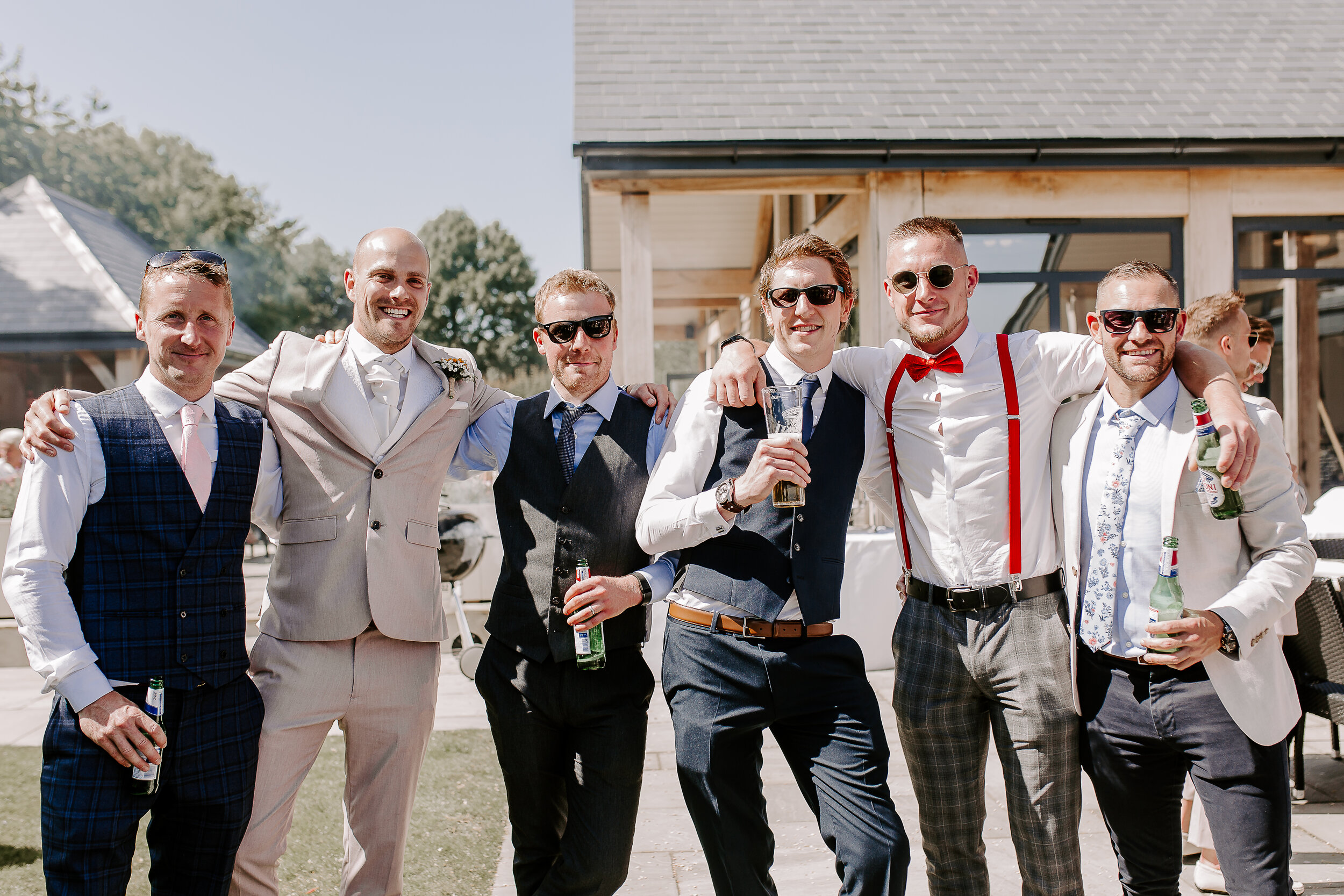 wedding blokes, wedding men, ushers, groomsmen, best man, wedding dudes, wedding fashion, men's fashion, sunglasses