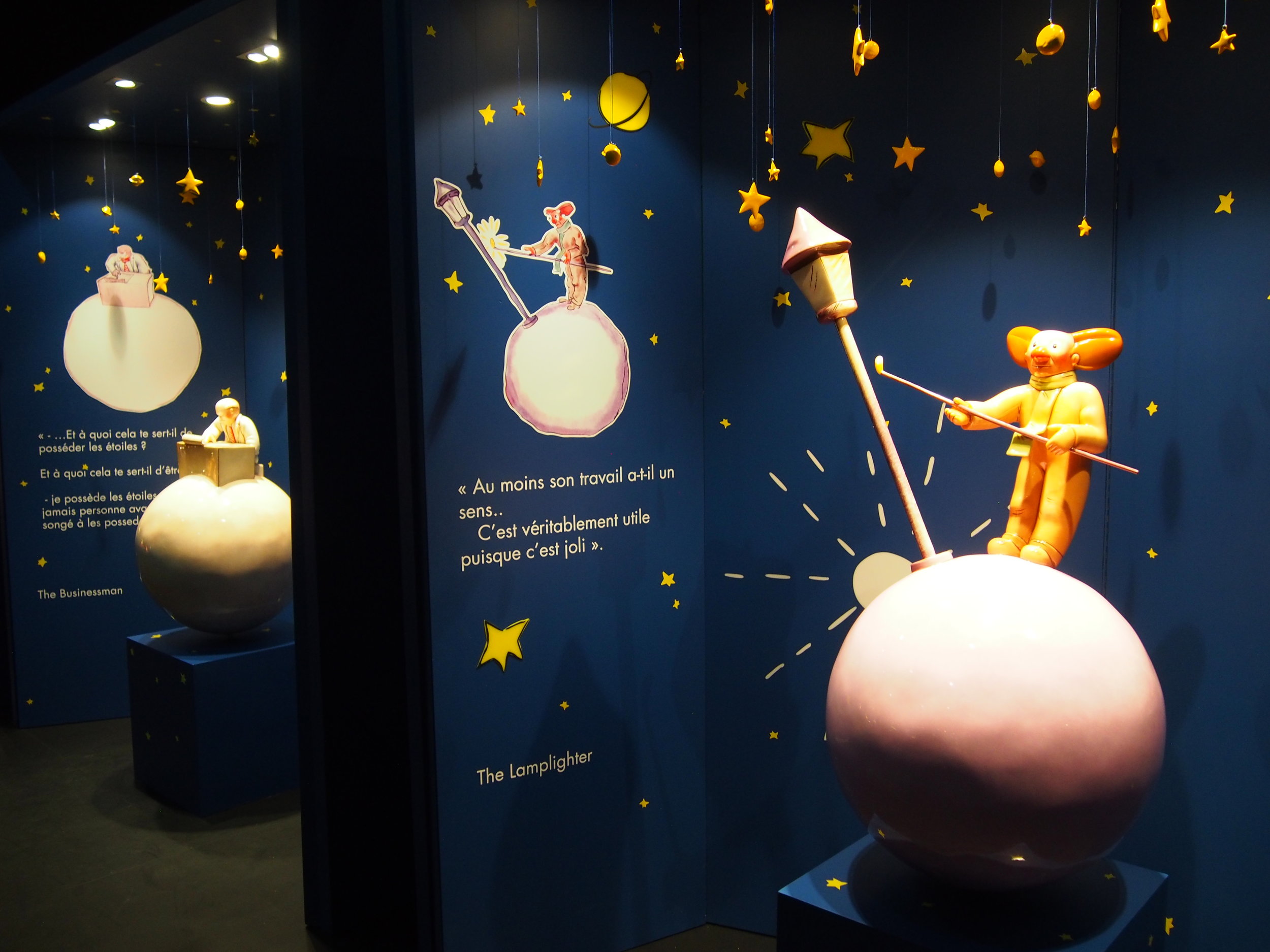 Little Prince exhibition Lamplighter Geographer artist Arnaud Nazare-Aga Art Colleciton