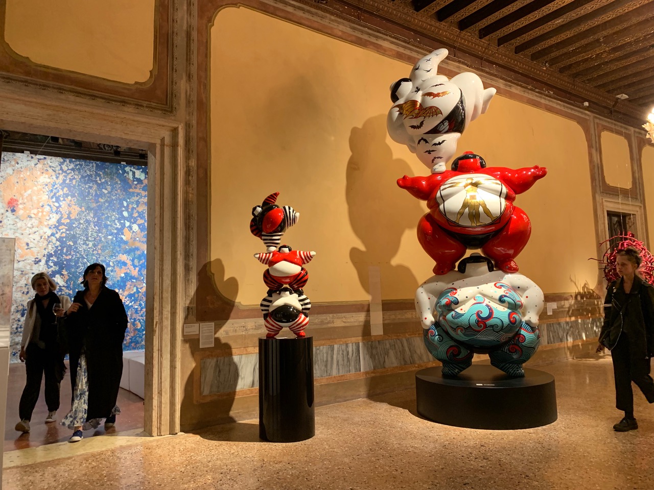 Sumo Totem XL &amp; S artist Nazare-Aga Venice Biennial 2019 Palazzo Mora