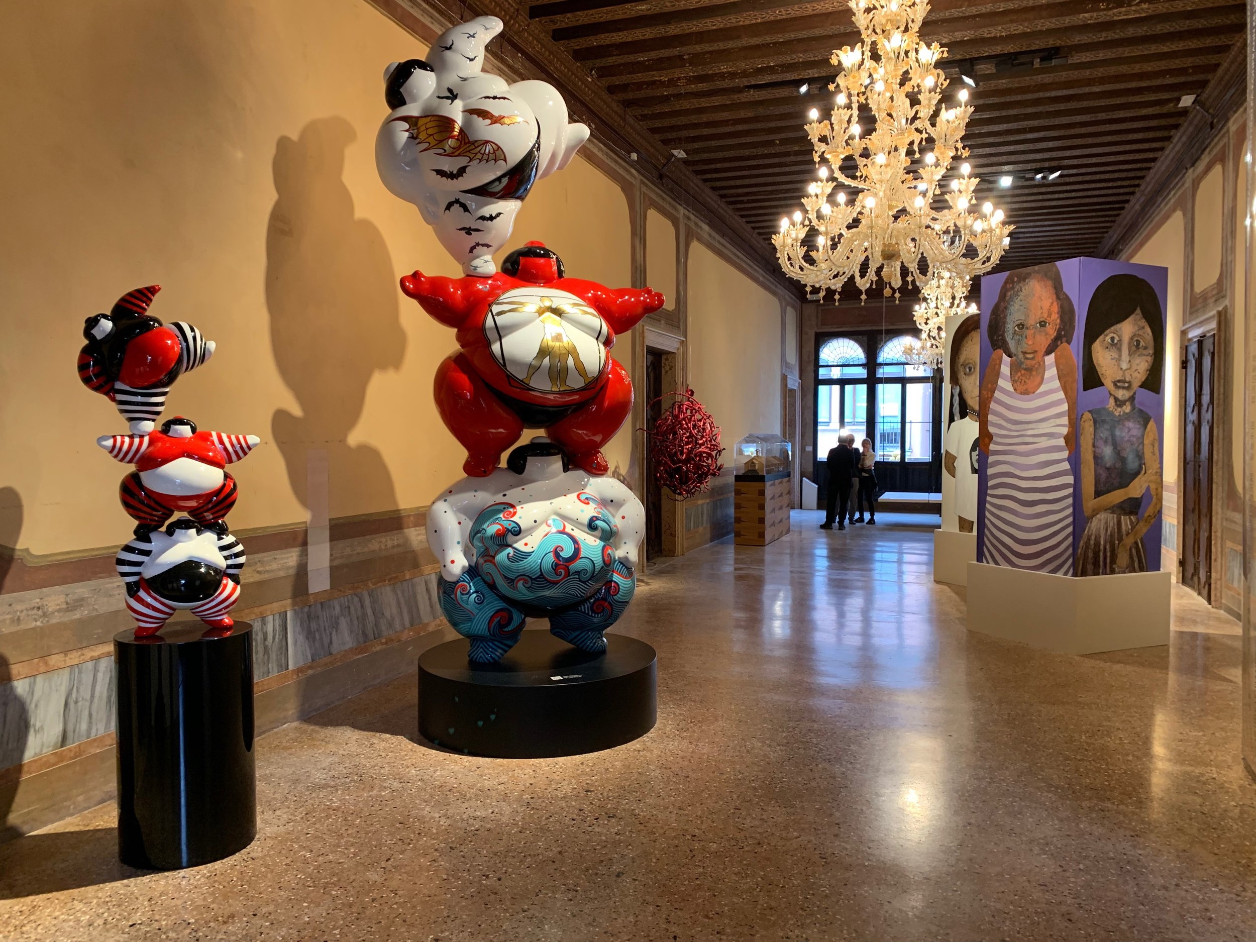 Sumo Totem Vision artist Nazare-Aga Venice Biennial 2019 Palazzo Mora Entrance