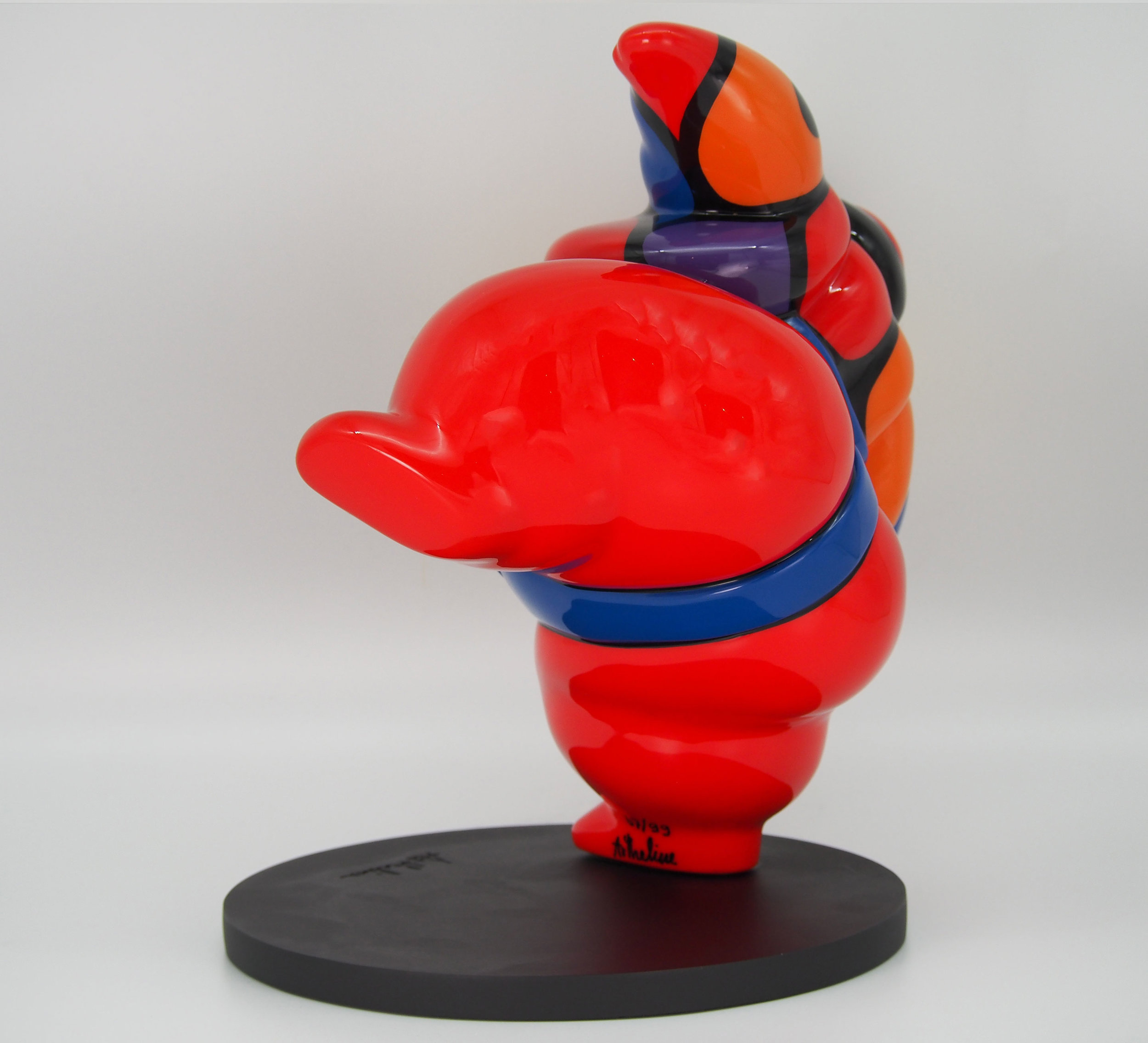 Sumo Shiko Koya Artheline Nazare-Aga Pop art Sculpture Back 3/4