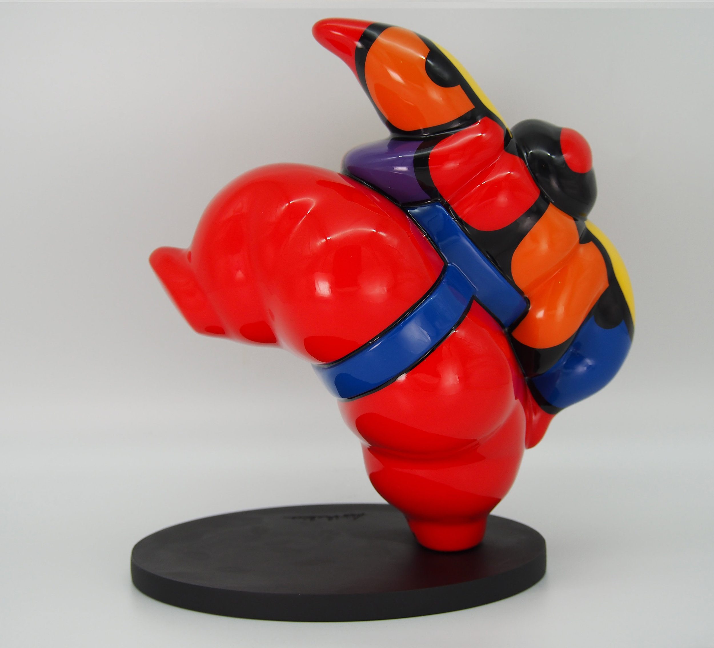 Sumo Shiko Koya Artheline Nazare-Aga Pop art Sculpture Back