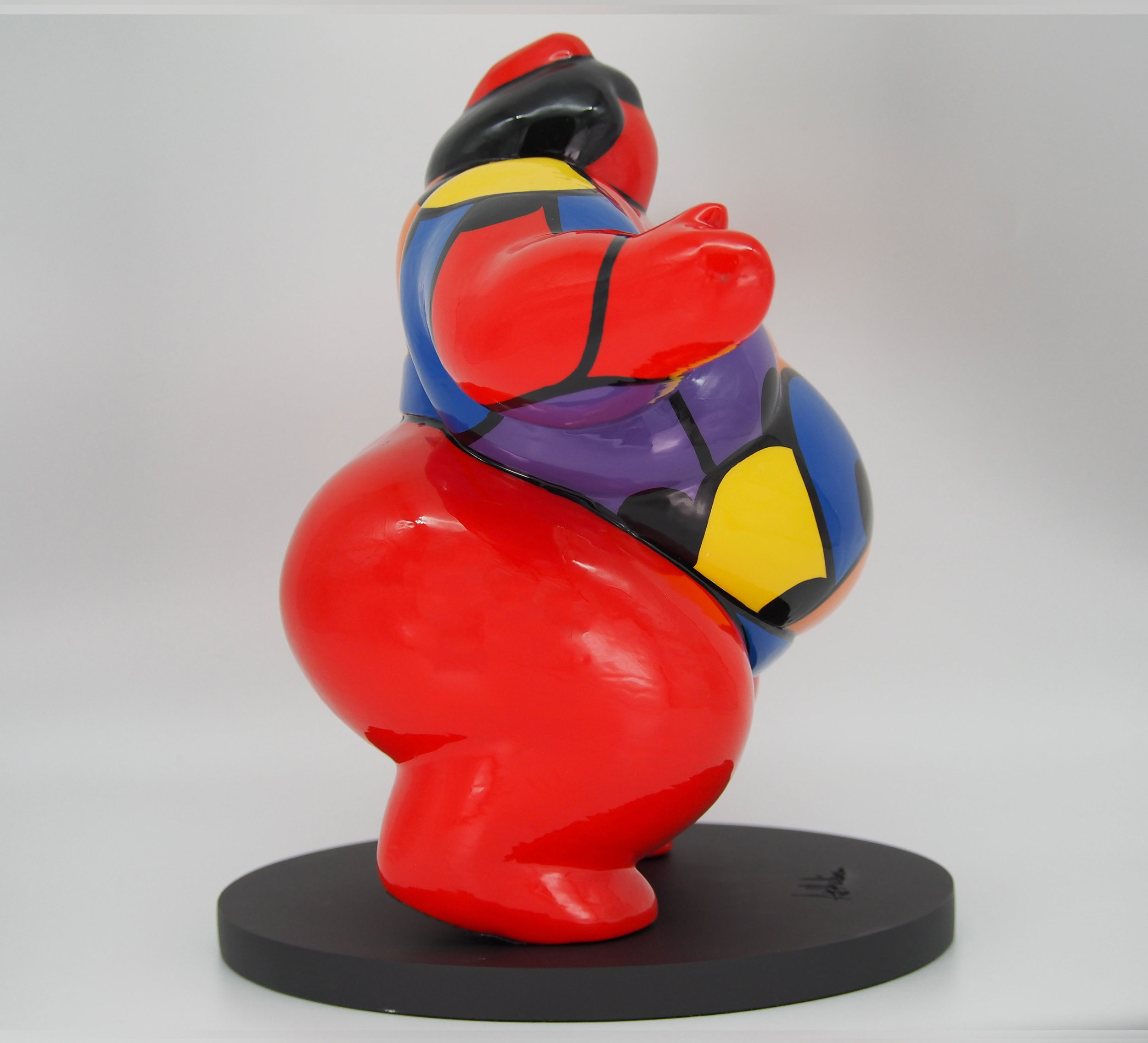 Sumo Welcome Koya Artheline Nazare-Aga Pop art Sculpture Side 02