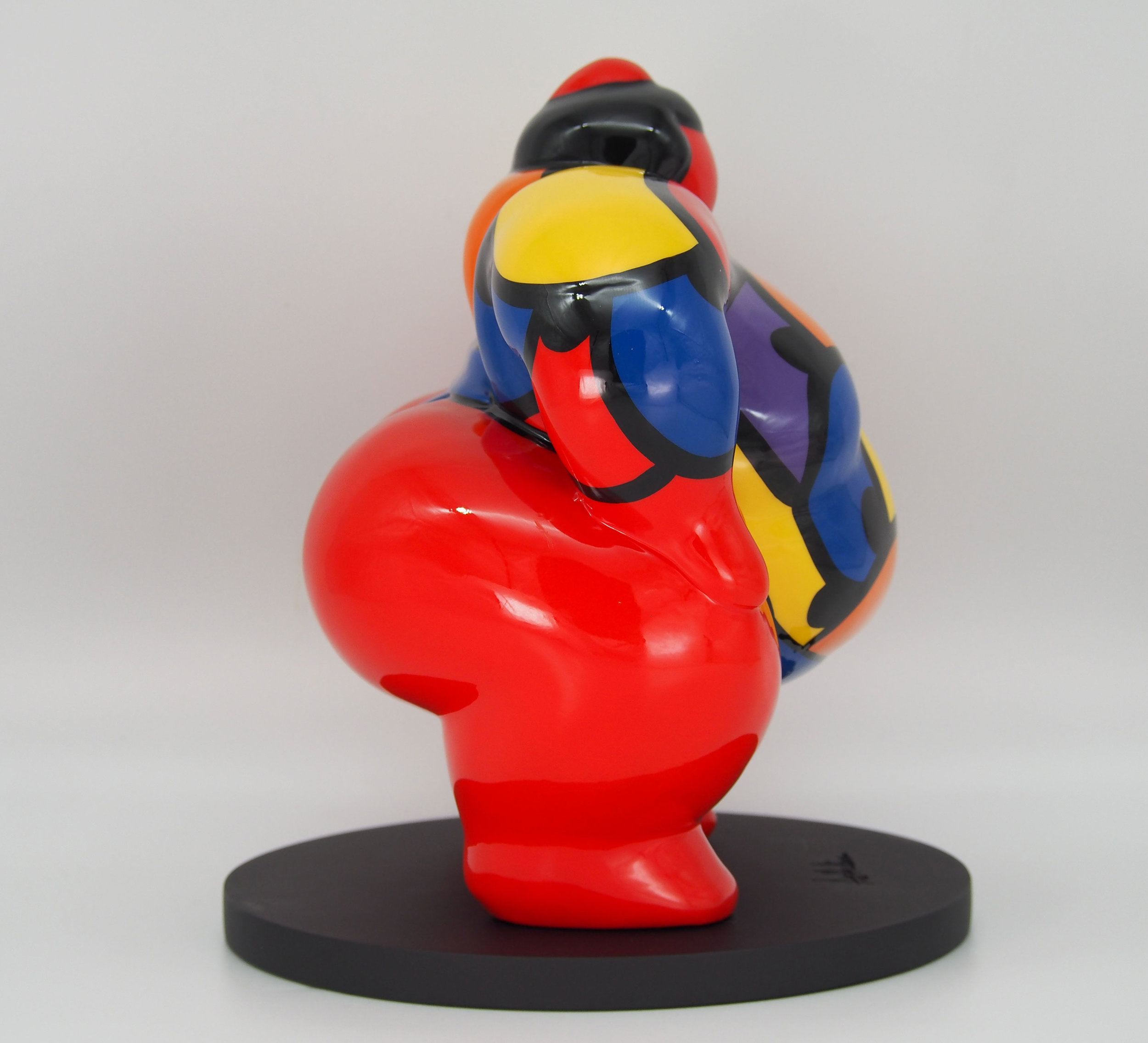 Sumo Dojo-Iri Koya Artheline Nazare-Aga Pop art Sculpture Side 02