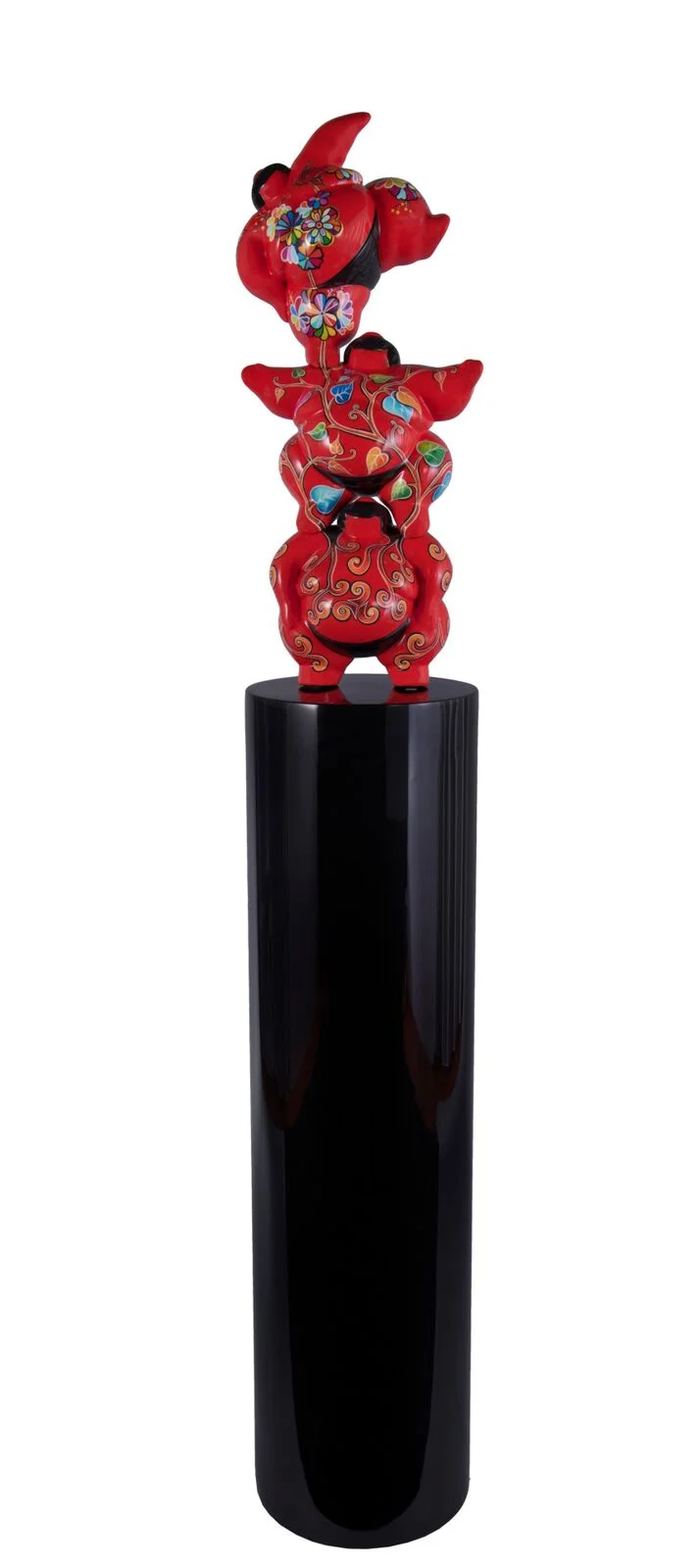 Sumo Totem Kiboo artist Arnaud Nazare-Aga high stand front