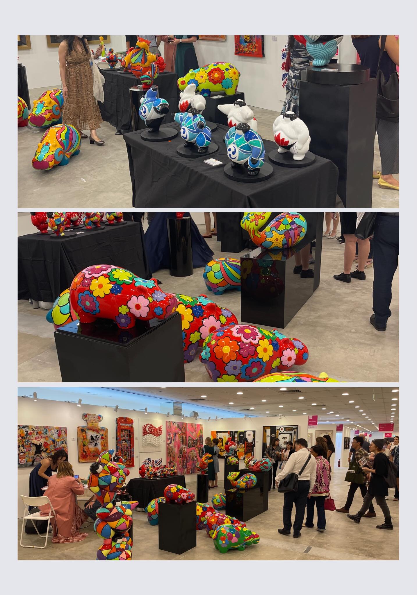 Today is the 2nd day of Affordable Art Fair Singapore, please come and see me!