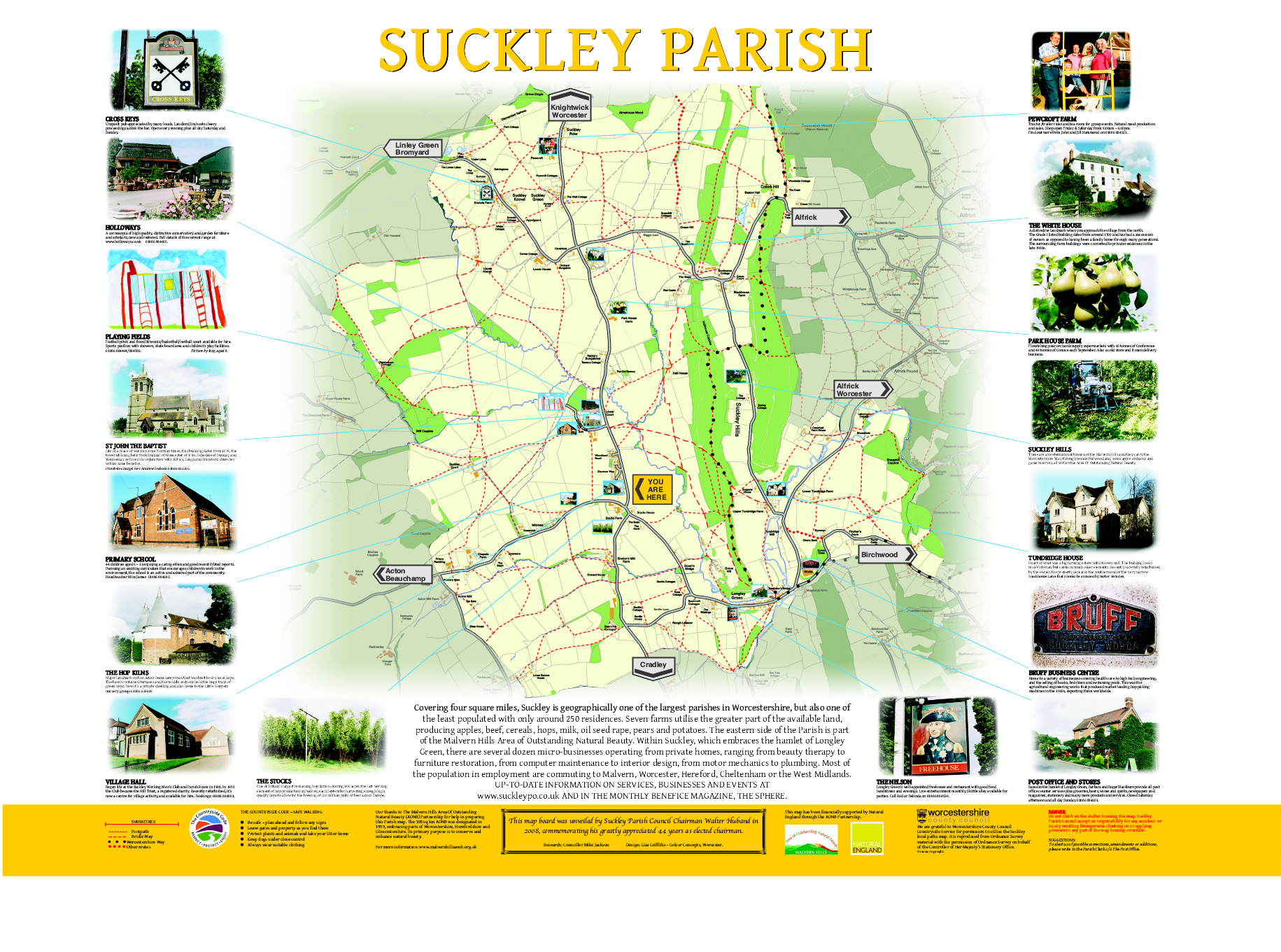 Suckley Parish Map