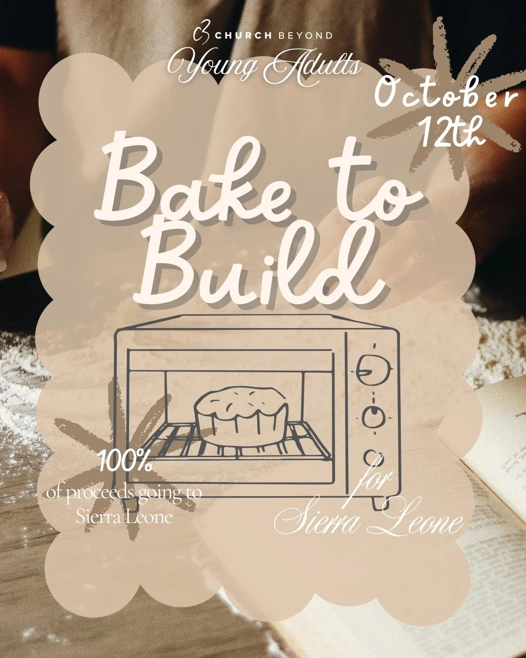 Let&rsquo;s Bake it Happen! 👩&zwj;🍳🧁✨ THIS WEEK October 12th C3 Young Adults are taking over the service by hosting a bake sale to raise funds for Sierra Leone!! Buy some sweets or make a donation on the day! 100% of profits go towards purchasing 