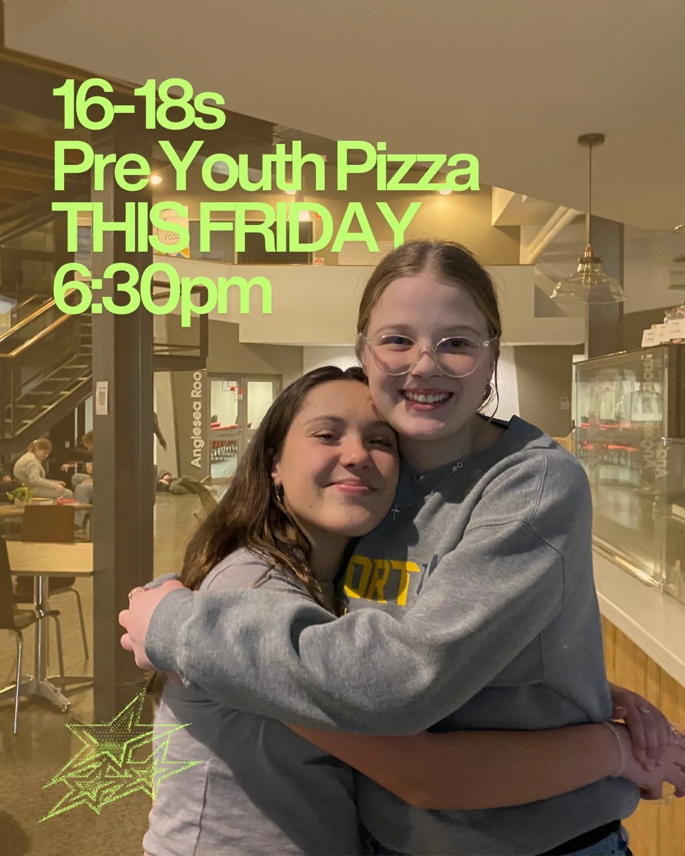 Special hang for our grade 10-12s 💛🍕🏀🦅 THIS FRIDAY 6:30PM
