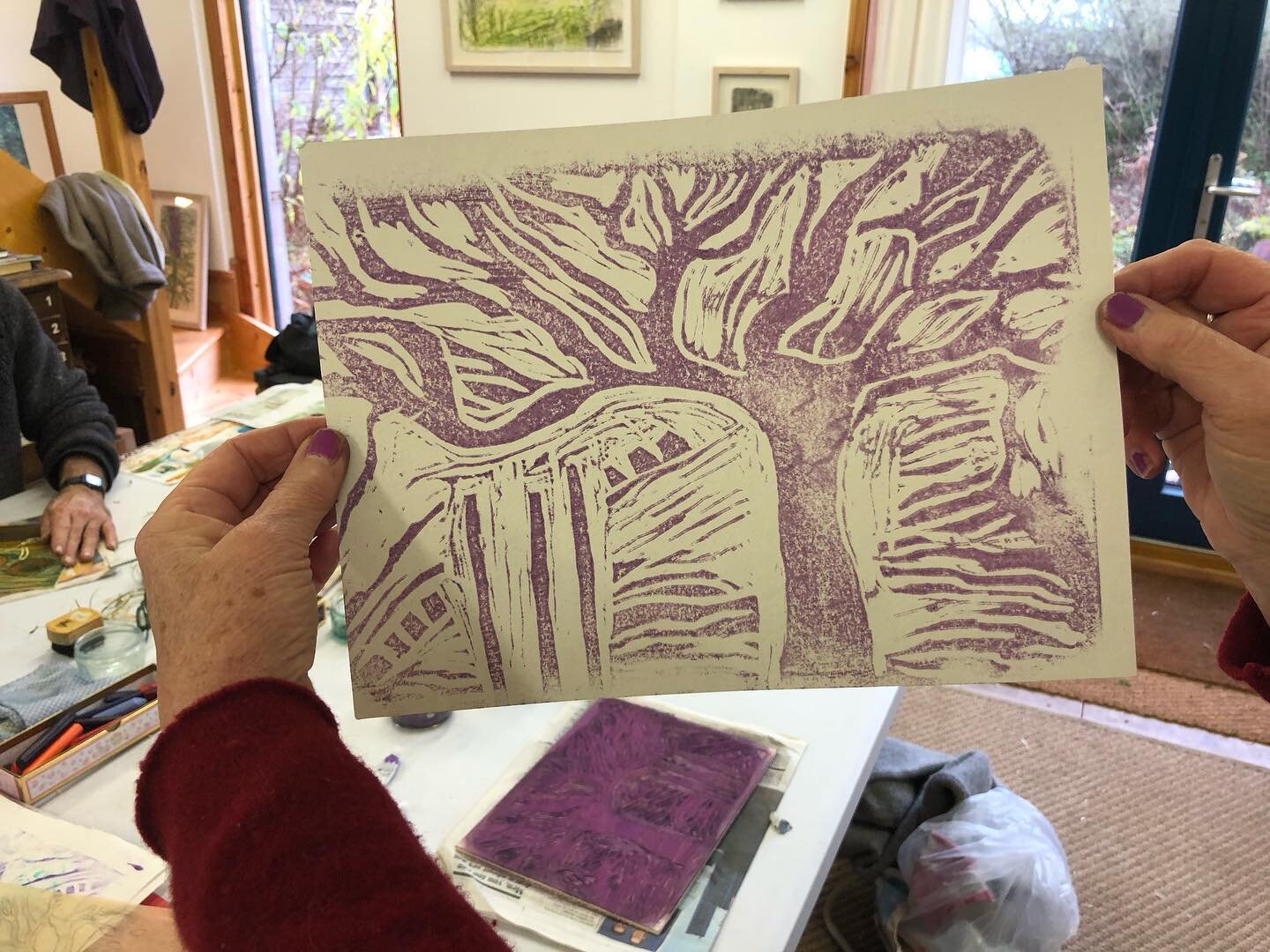 My next woodblock course is on 17th &amp; 18th February and there is still space if you&rsquo;d like to learn about designing, carving and printing your own woodblock prints ( Mokuhanga) this wonderful artform is safe, creative, non toxic and fun ! W