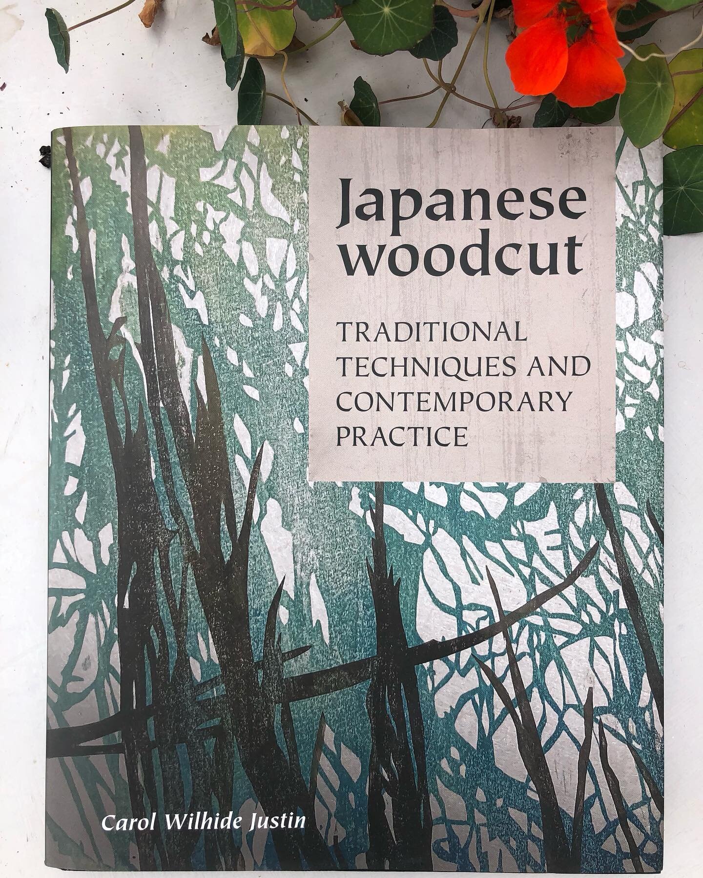 This is a fantastic newly published book written by Carol Justin, about Japanese Woodblock.  She teaches and lectures about Japanese woodcut , having also trained at Mi Lab in Japan ( where I will be returning to in June for an advanced course). I fe