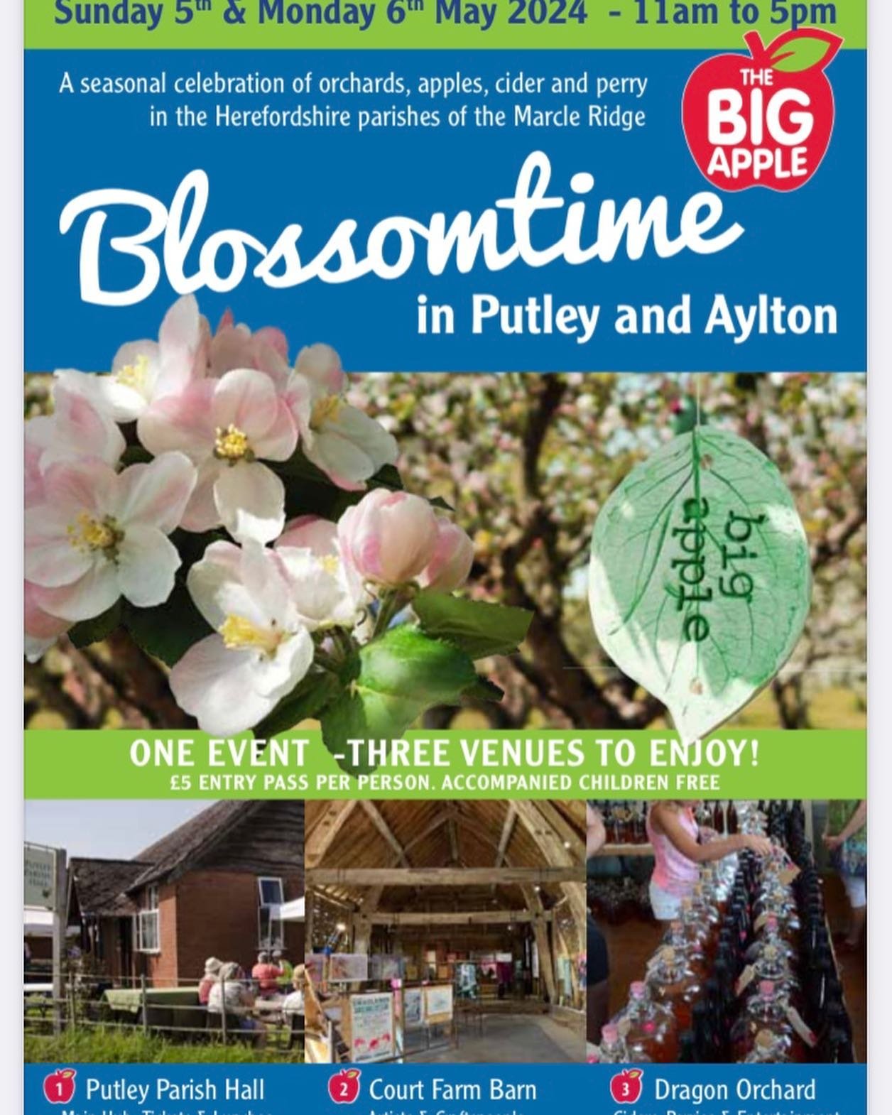 Blossomtime in Putley on Sunday 5th &amp; Monday 6th May. Come and savour cider and find out about apple culture in Herefordshire. I&rsquo;ll be talking about seasonal tonic herbs and also showing people how to make traditional Japanese woodblock pri