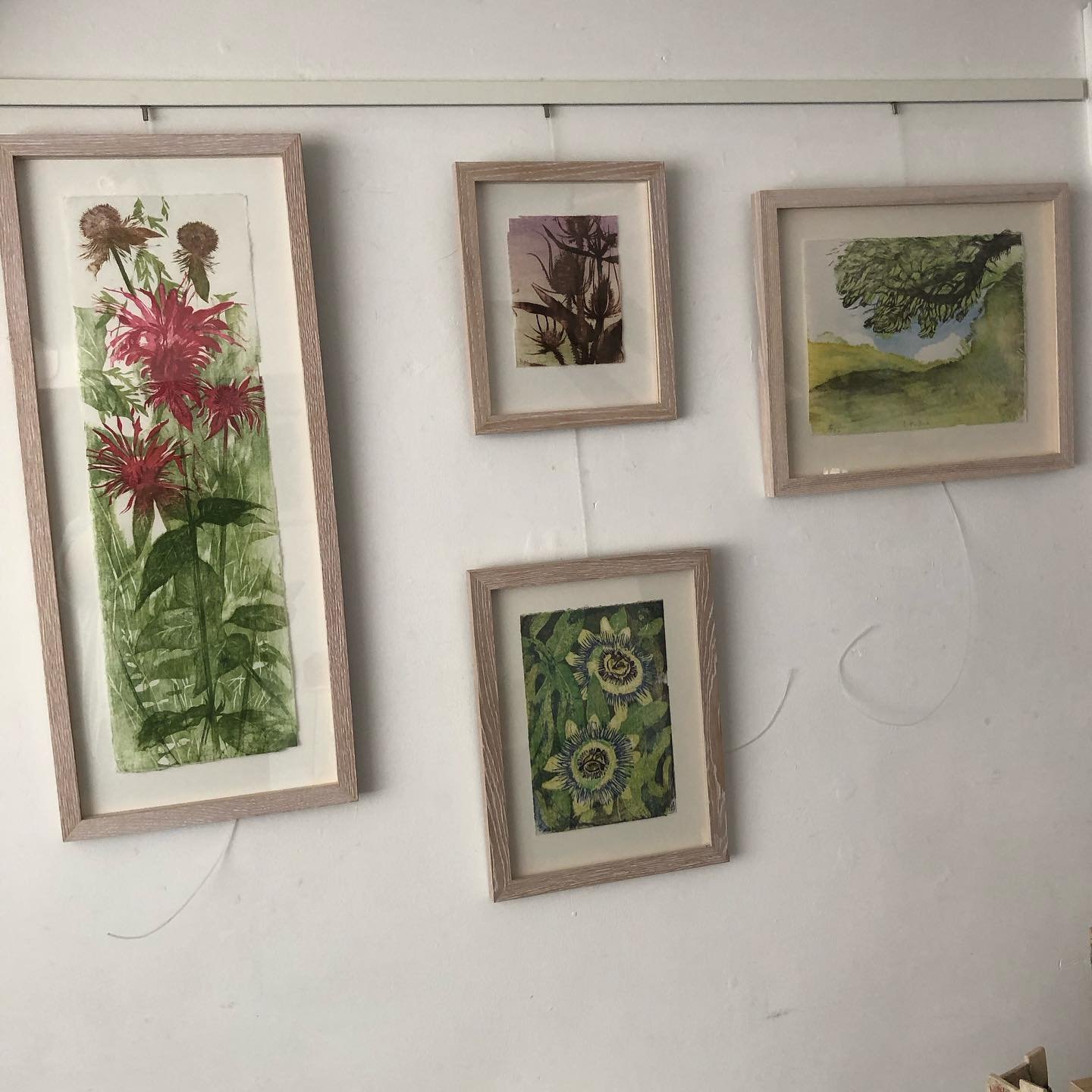 Just finished setting up at the Weavers Gallery in Ledbury where six local women artists are showing their skilful work - we&rsquo;re open 10 til 4 for the next week and would love to see you! @catherinevangiap  @sadiemademe @hideandfleece @elainefow