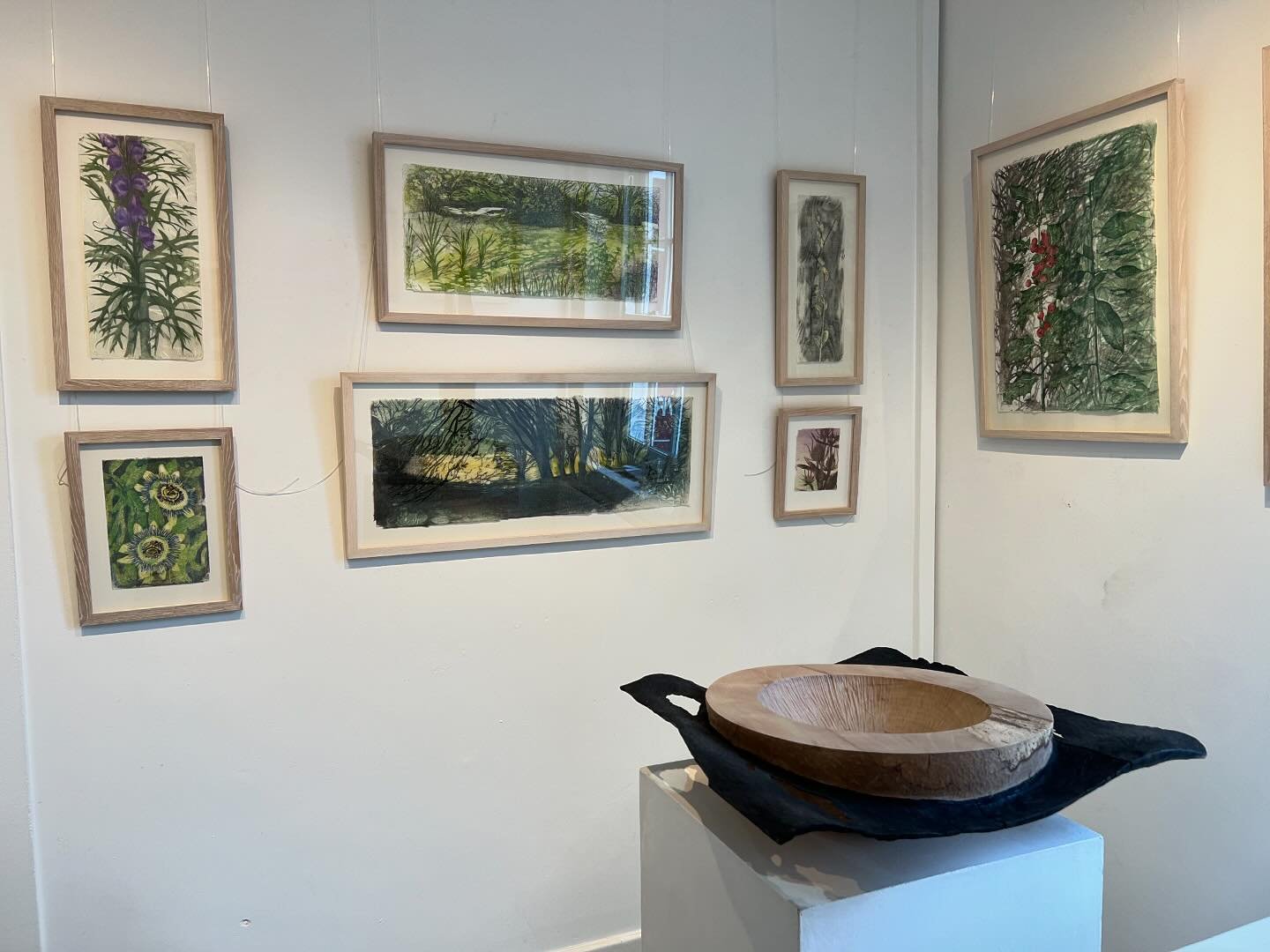 A joint exhibition with fellow artists Hannah Firmin (prints) and Richard Renshaw (sculpture) at Oriel Tŵr in Crickhowell, 26th September- 24th November. It&rsquo;s open Thurs-sun 12-5pm . Do drop in! #mokuhanga #ecoprinting #madebyhand #originalprin