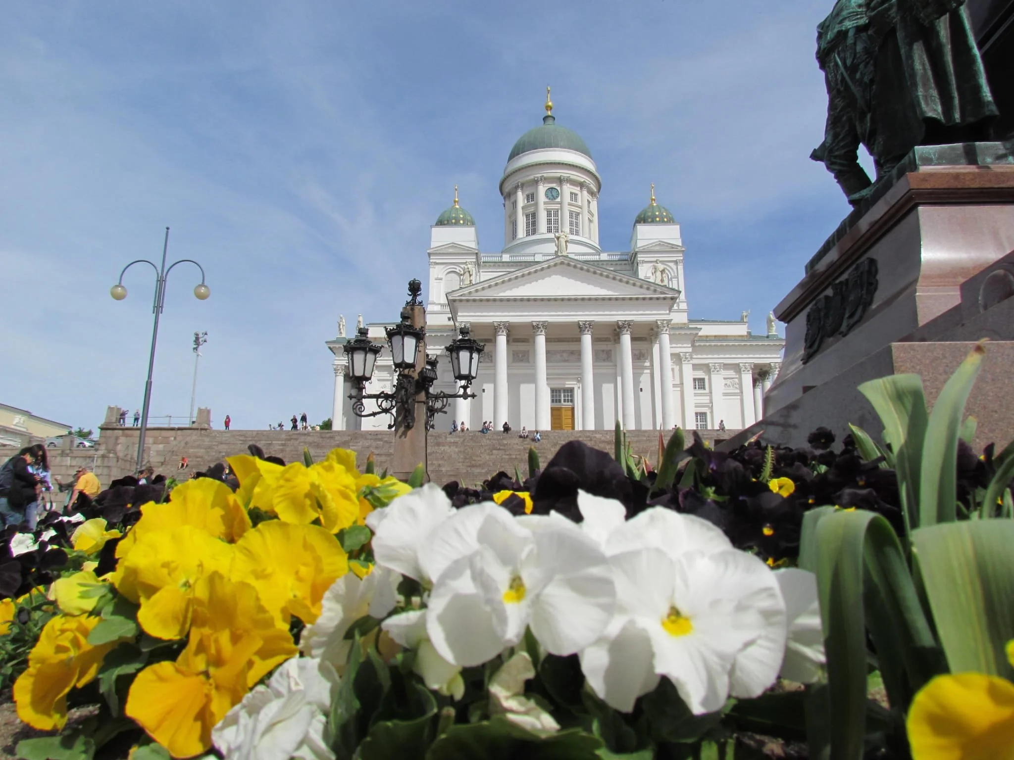 Para Helsínquia de barco