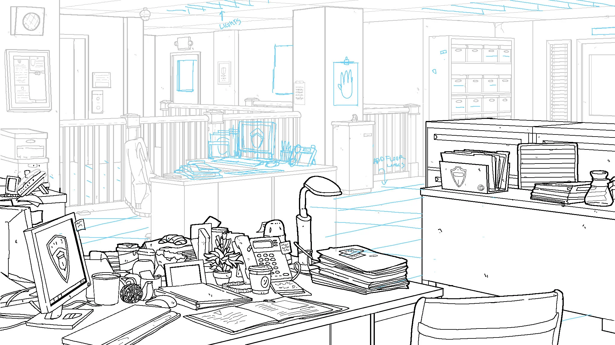 Bullpen Sketch