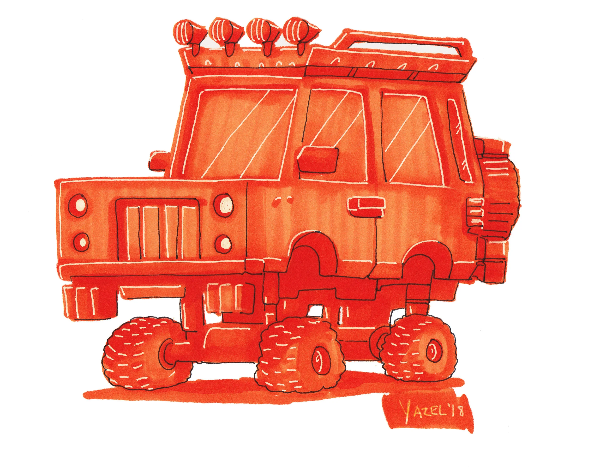 Marker Car 07