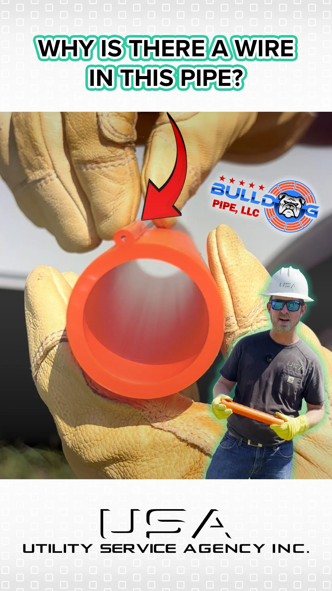 Bulldog Pipe EZ-Find Tracerwire