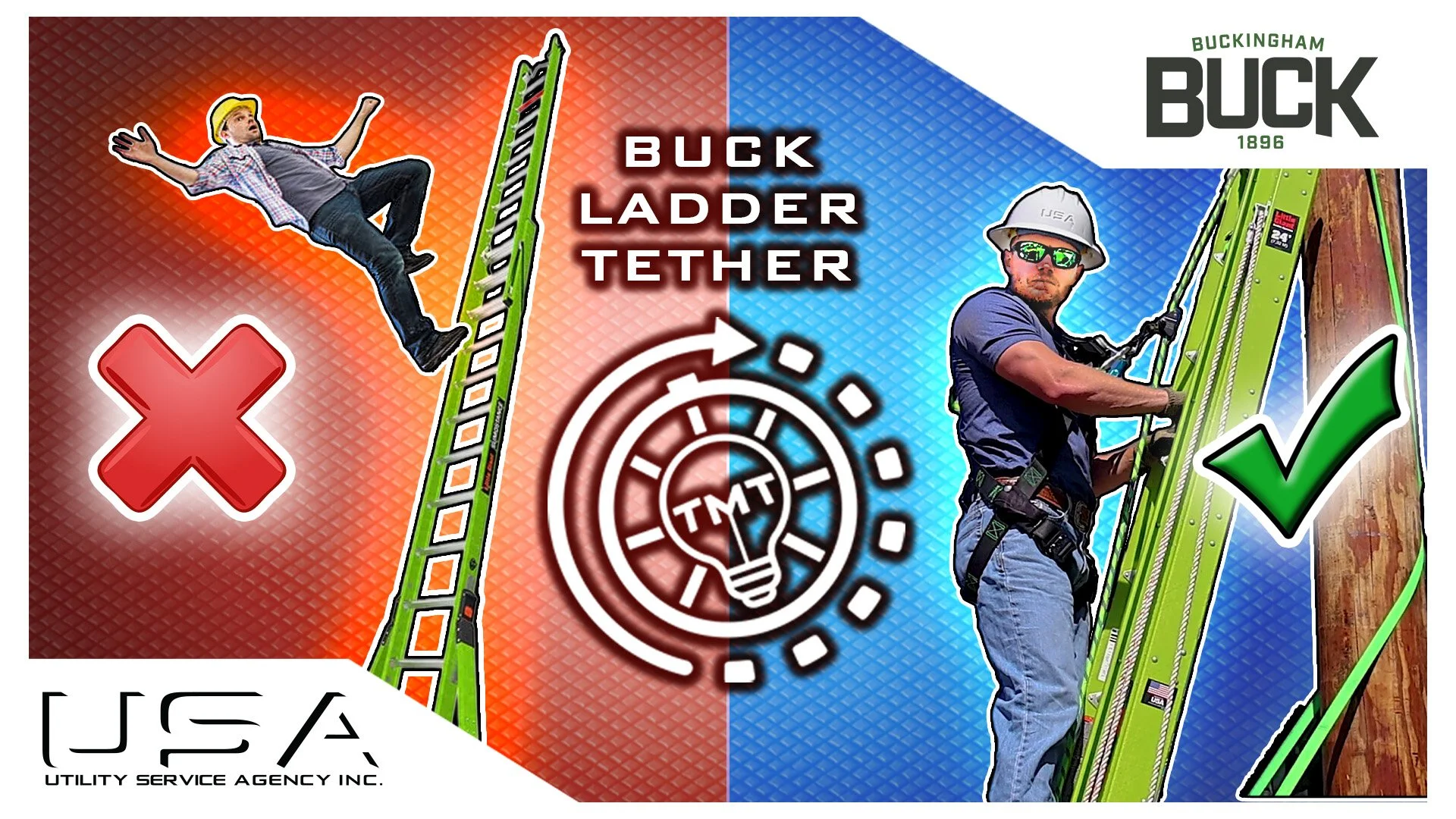 TMT — The Simple Tool That Can Prevent a Serious Ladder Fall (Buck Ladder Tether