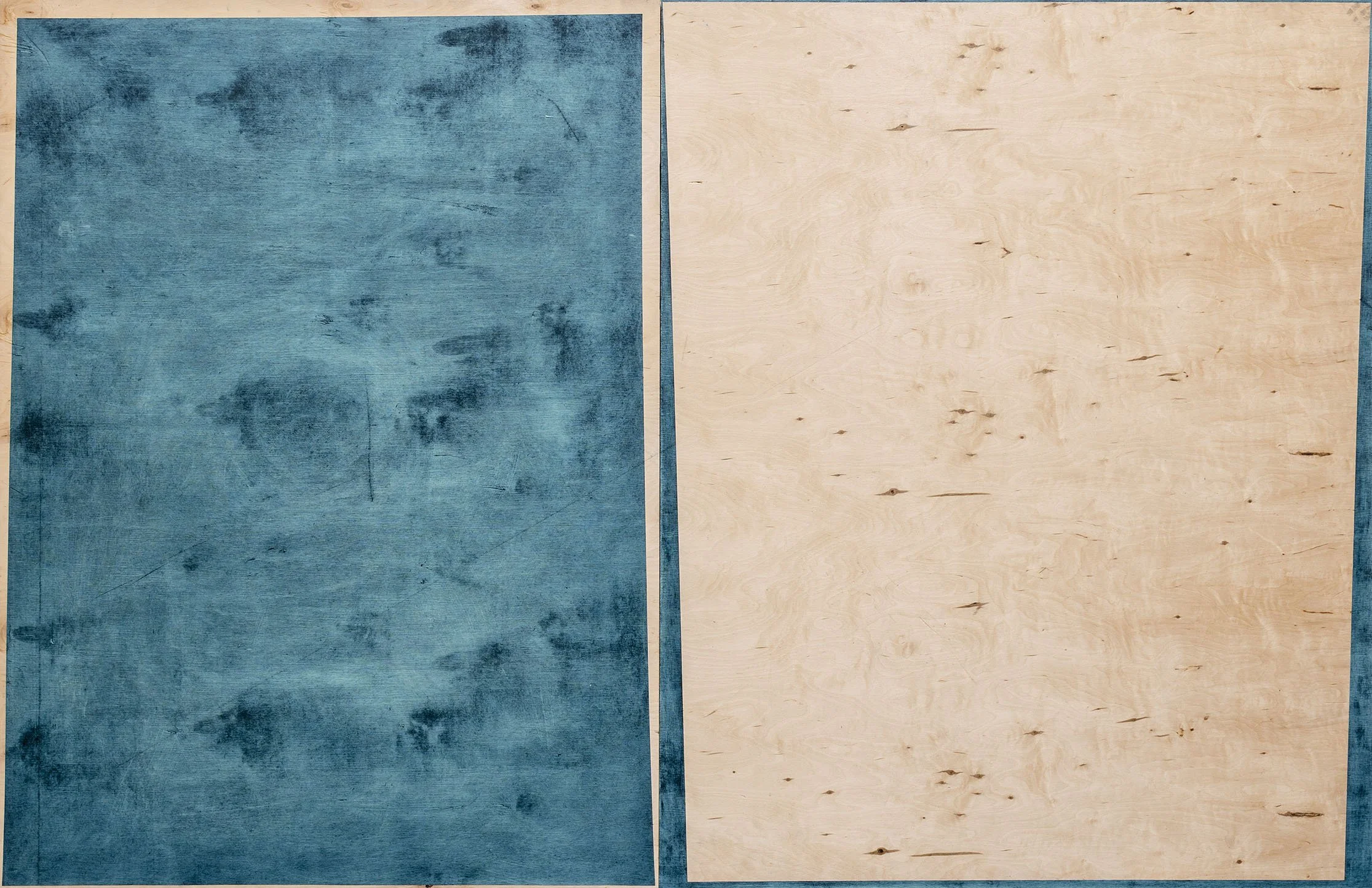 Painting diptych Koen Kievits Counterpart plywood