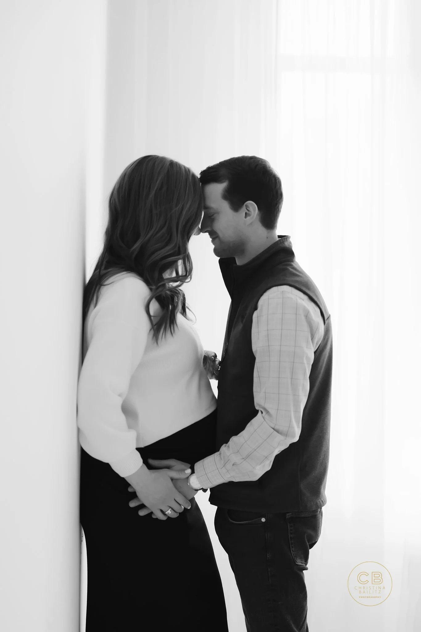 Studio Maternity Session - Tinley Park.jpg