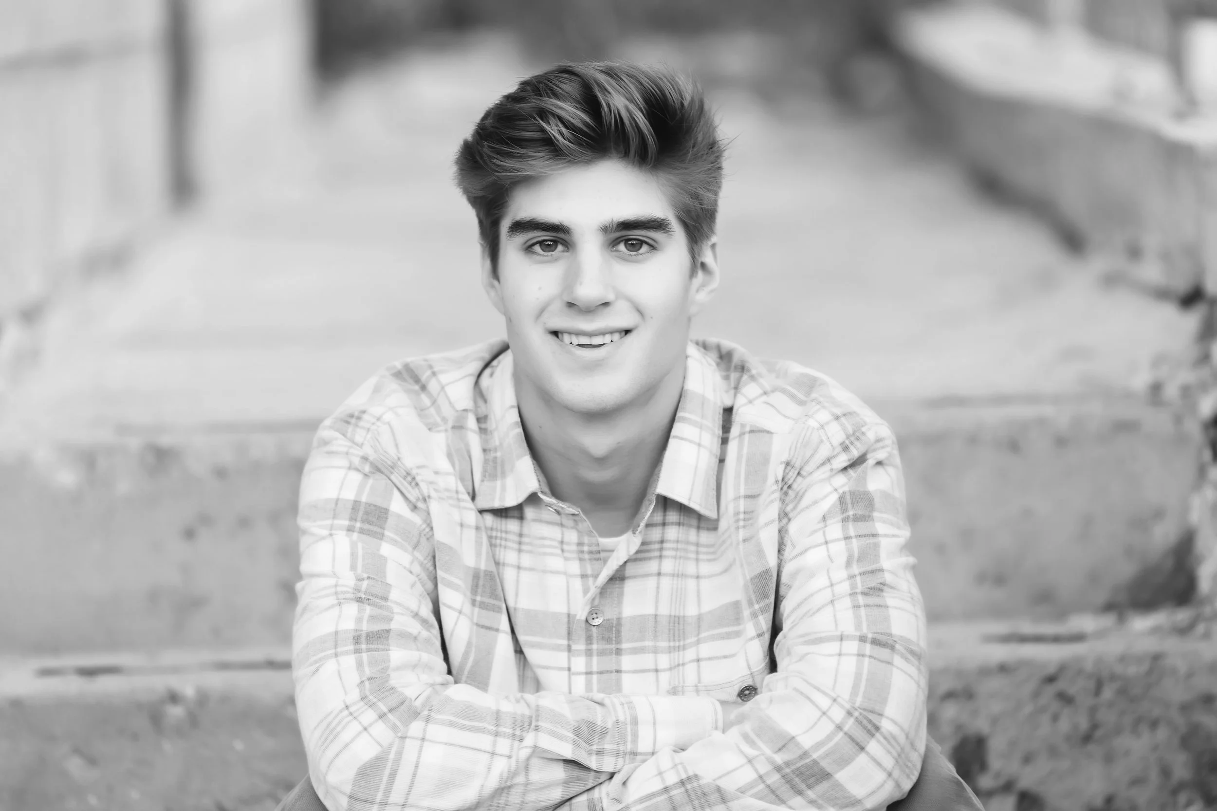 High School Senior - Black and White Classic Photo.jpg