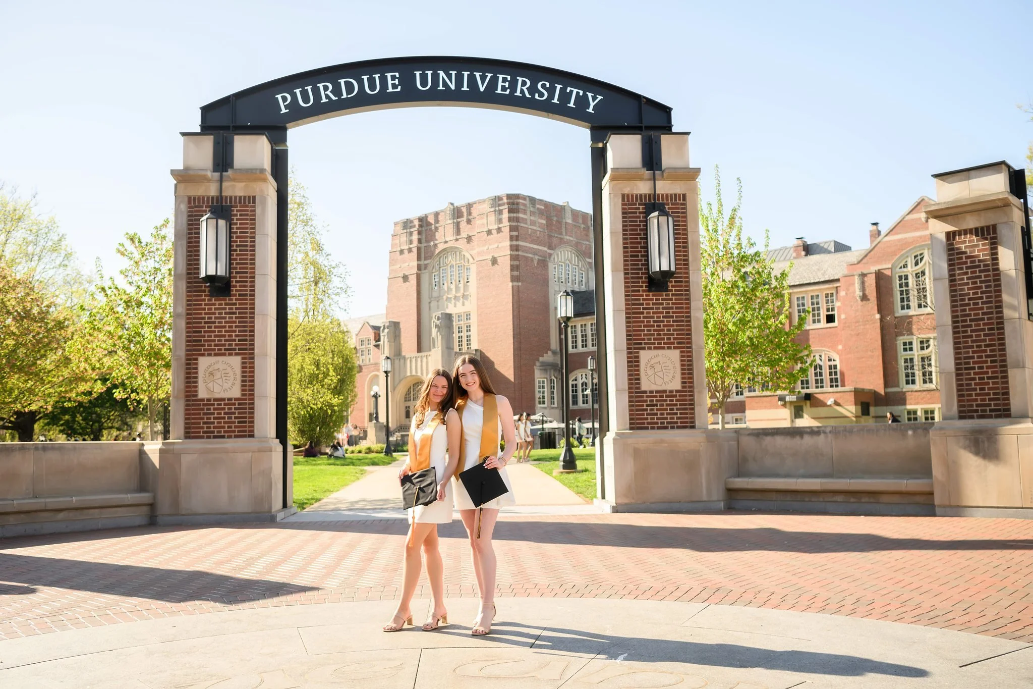 Purdue Graduation Photo West LaFayette Indiana Campus