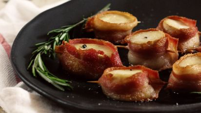 Bacon Wrapped King Scallops