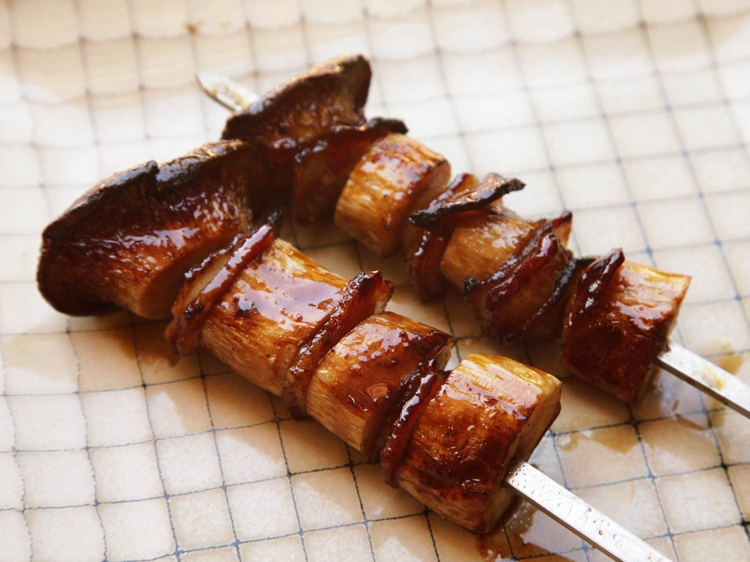 Grilled w/ Bacon and Teriyaki Glaze