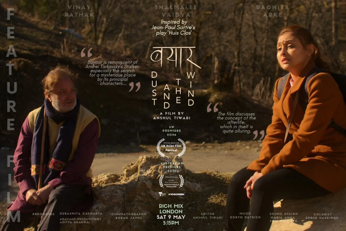 "BAYAAR is reminiscent of Andrei Tarkovsky's Stalker..."

Thank You @xpresscinema @sreejithmullappilli for this review! 
&bull;&bull;
2 Days to go! 🙌
Join us on Saturday, 9 May at Rich Mix, London 📍
@ukasianfilmfest 

Tickets available he