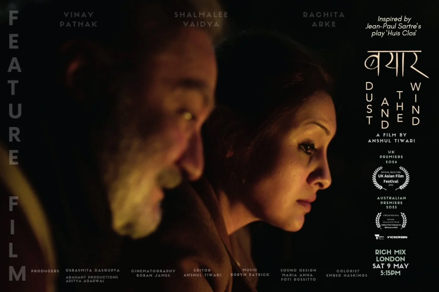 3 Days to go! 🙌

Join us on Saturday, 9 May at Rich Mix, London 📍
@ukasianfilmfest

Tickets available here 🎫🎟
https://richmix.org.uk/cinema/bayaar-dust-and-the-wind/

#Bayaar #bayaarthemovie #indiefilm #premiere #london