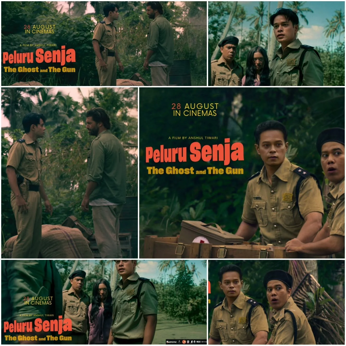 🎬 PELURU SENJA-The Ghost and The Gun &bull; a story of courage &bull; a battle for survival 🎬 
Coming to Cinemas 28 August🗓

Directed by Anshul Tiwari, this film features an outstanding local and international talent including Hazman Al Idrus, Fab