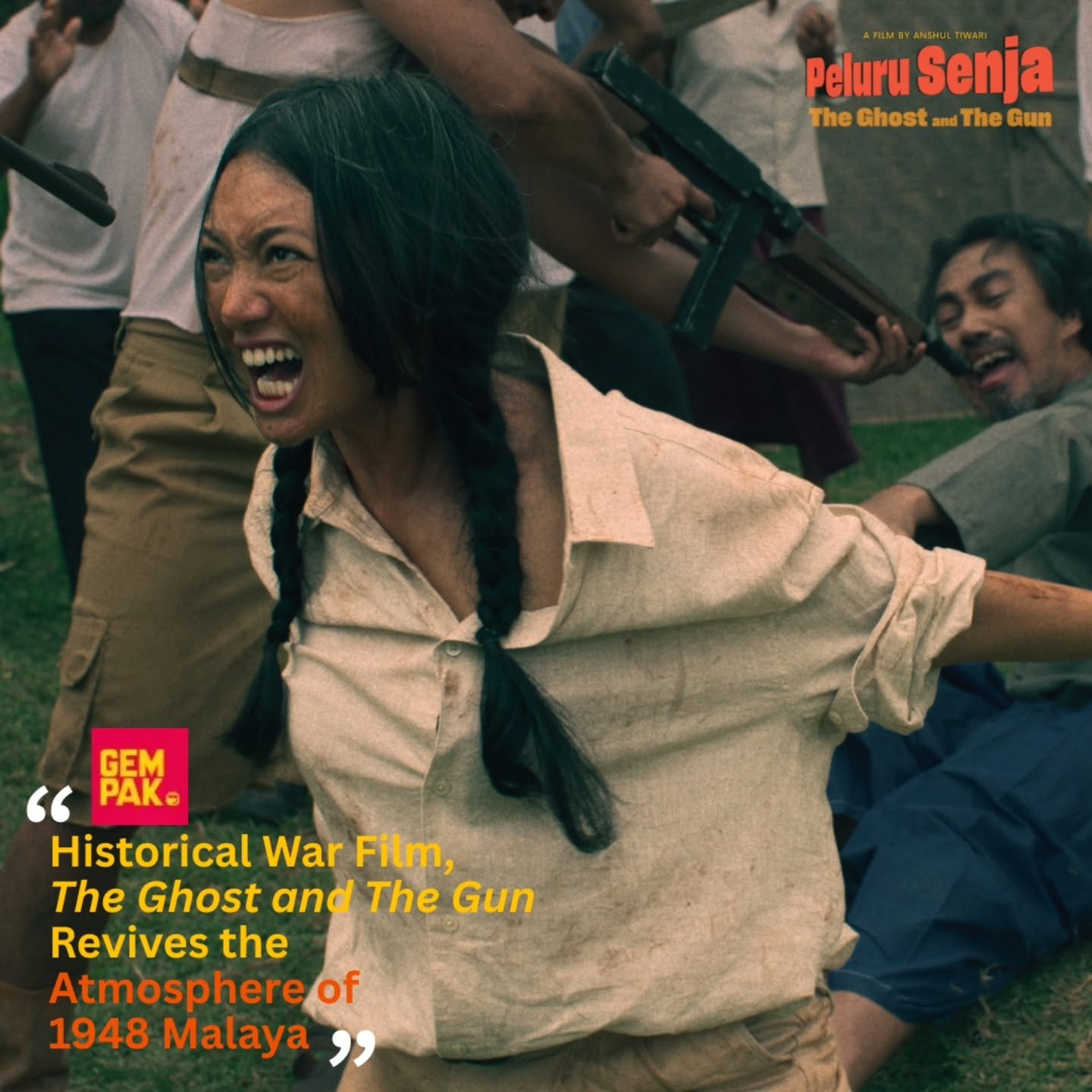 🎟️ CINEMAS IN JAKARTA 🎟️ 
🎬 23 OCTOBER 📣

Experience the Courage, Conflict and Untold stories of WWII from SouthEast Asia on the big screen. 🔥

PELURU SENJA | The Ghost and The Gun is now ready for its Indonesian cinema run with CGV, VSS and 13 