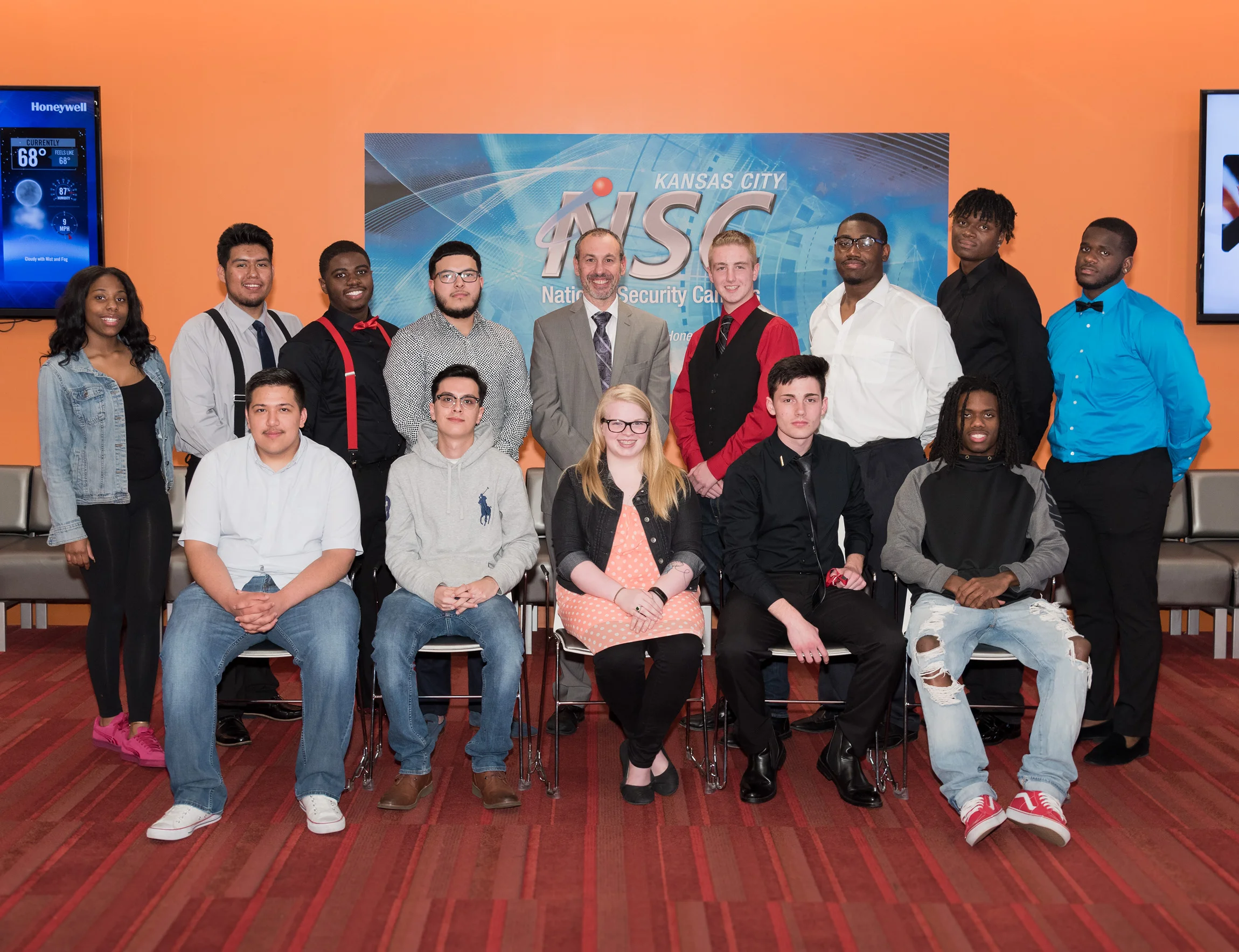 The 2018 HOPE Scholarship recipients were recognized at Honeywell's STEMM Education Celebration. 