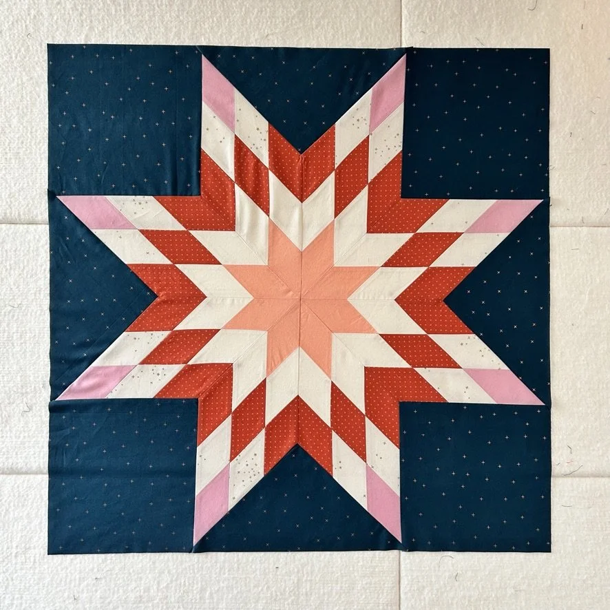 Lone Star Quilt Block (Or Baby Quilt)