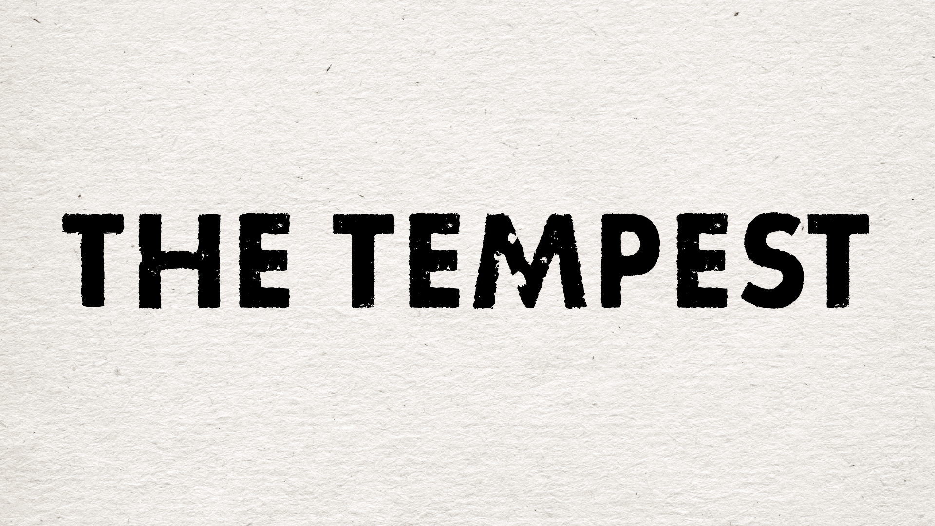 The Tempest (Copy)