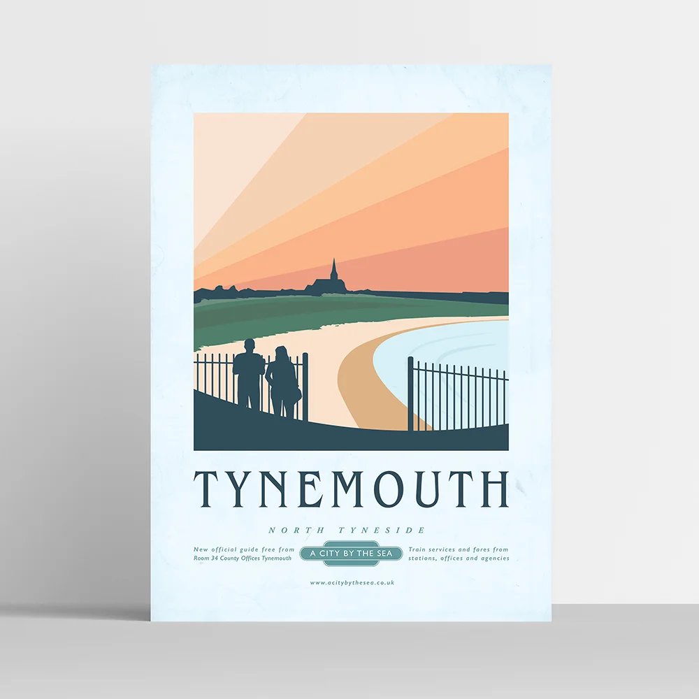 Tynemouth Travel Poster Print