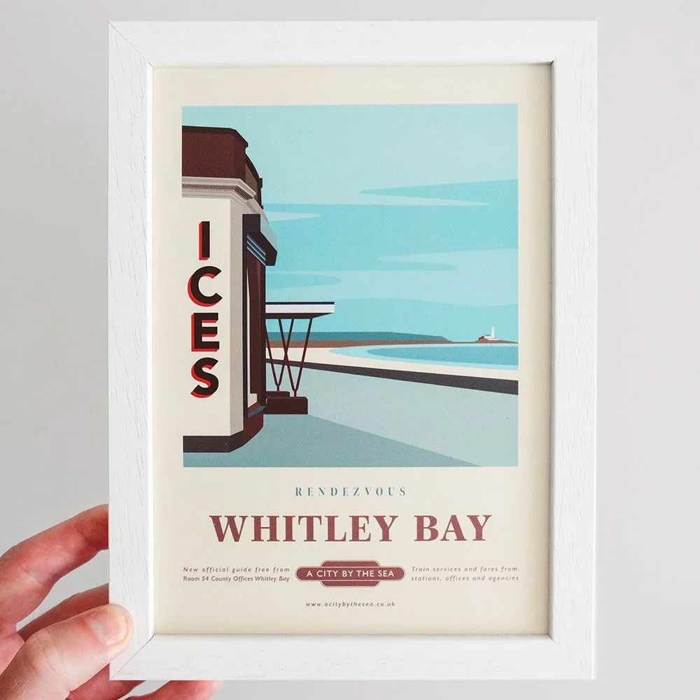 A5 Framed Prints (White Frame)