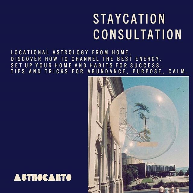 NEW OFFERING: STAYCATION READING ⠀⠀⠀⠀⠀⠀⠀⠀⠀
Learn how to make your map work for you at home.
⠀⠀⠀⠀⠀⠀⠀⠀⠀
🛸 VIRTUAL READING: One hour conversation via Zoom and 2 email check-ins.
⠀⠀⠀⠀⠀⠀⠀⠀⠀
🗺 CUSTOM PDF: With tips, tricks, and journal prompts to optimiz