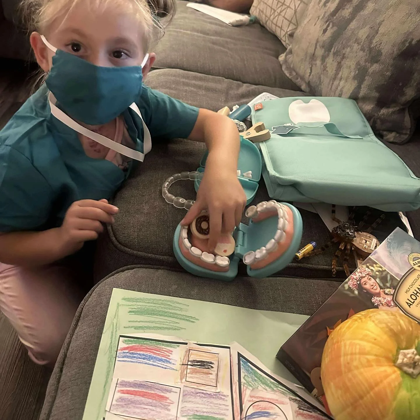Future dentist in the making! 🦷✨ After her visit to our office, little Danica Davis went home and played dentist&mdash;complete with check-ups and bright smiles. We love seeing our patients inspired by their visits!

#FutureDentist #PediatricDentist