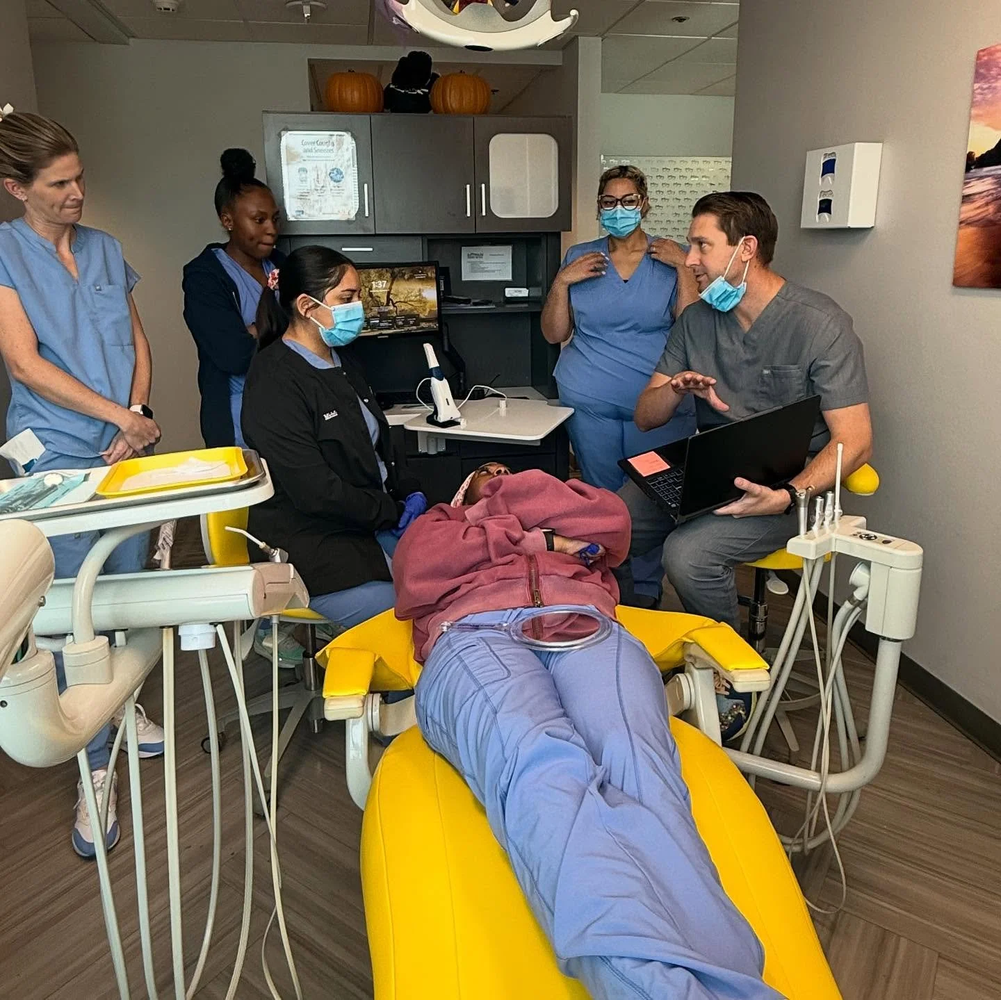 🦷 Big thank you to Dr. Whiting and Erica from Whiting Orthodontics for spending the day with our team! We loved learning all the tips and tricks to become pros with our new intraoral scanner. We&rsquo;re so excited to put this new knowledge to work 