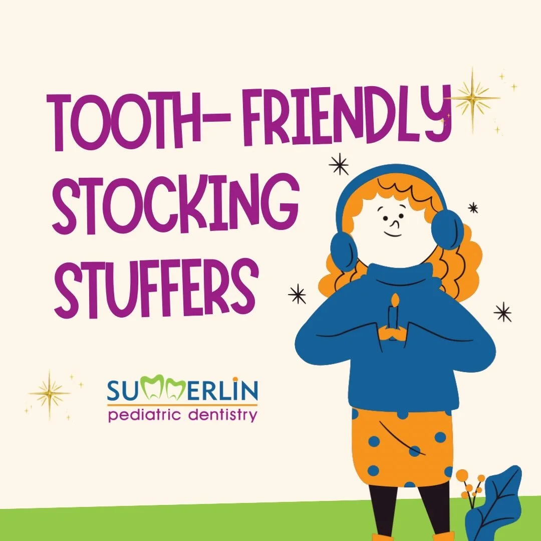Looking for stocking stuffers that are fun and good for your child&rsquo;s smile? 🎅🦷 Here are some tooth-friendly favorites that kids love and parents appreciate! Which ones will you be adding to your holiday stockings this year?

#SummerlinPediatr