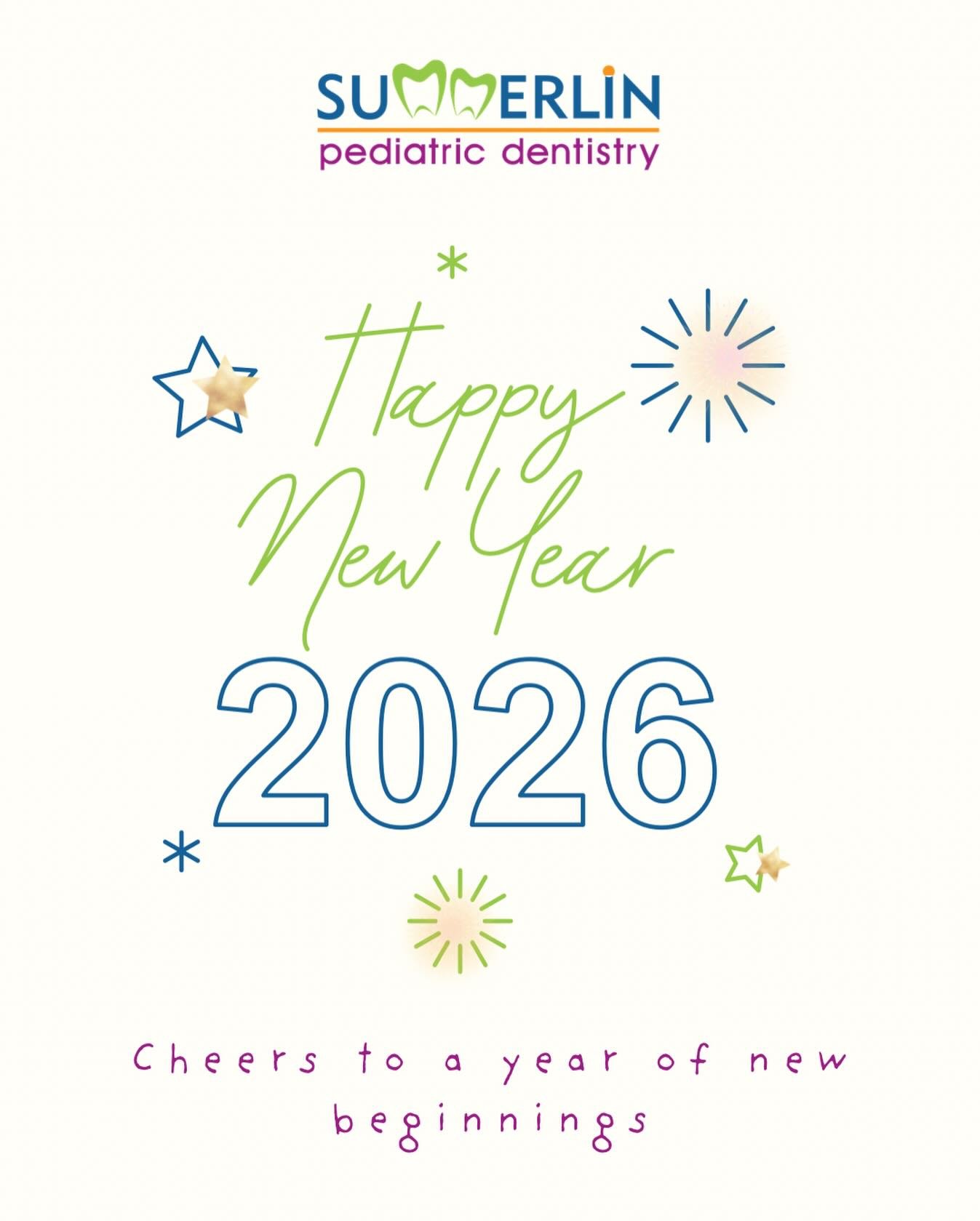 🎉🦷 Smiles so bright, we&rsquo;re ready for a brand-new year! Happy New Year from all of us at Summerlin Pediatric Dentistry!! 

#NewYear #NewYearNewSmile