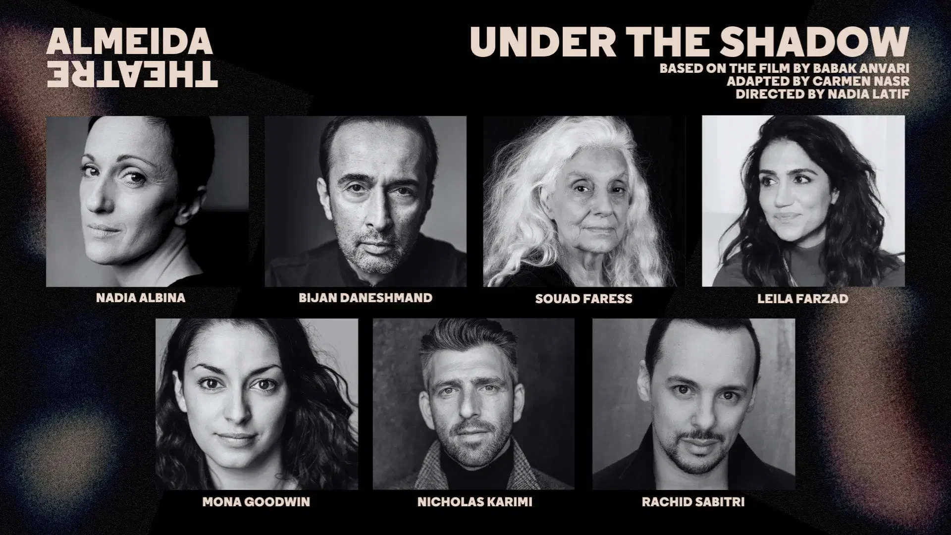 UNDER THE SHADOW at Almeida Theatre - Erin Jemmotte to play Dorsa