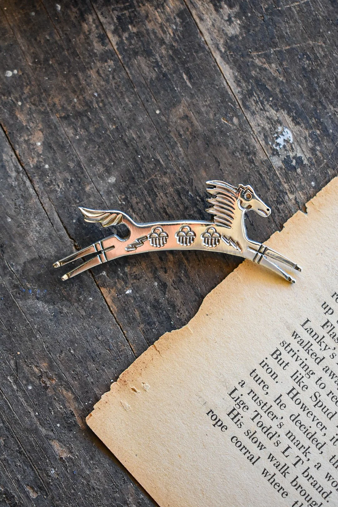 Sterling Thunder Pony Pin