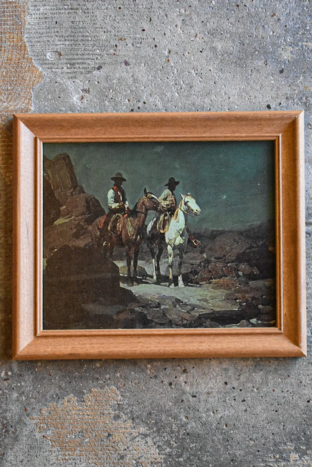 Vintage Framed F. T. Johnson Print