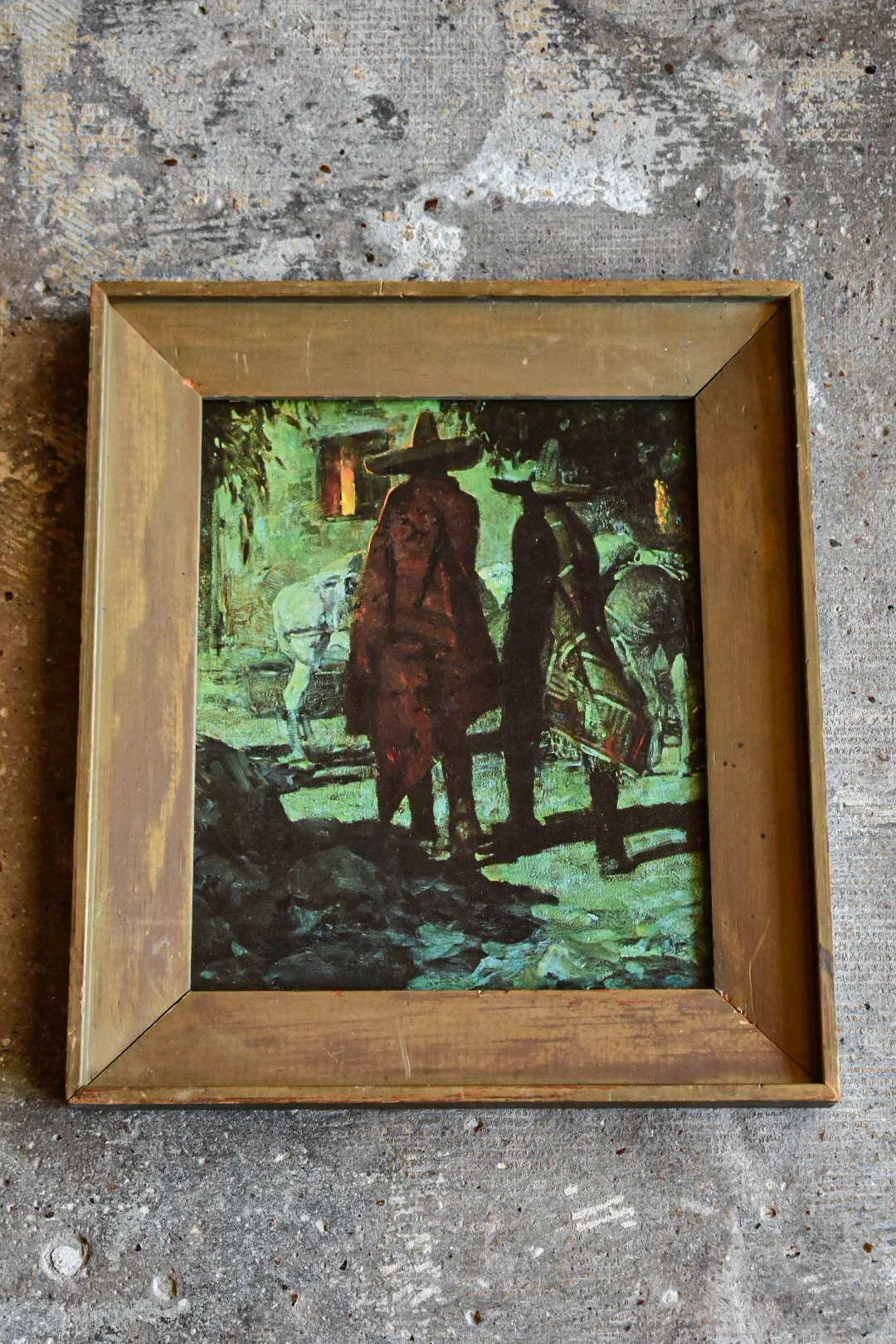 Vintage Framed F. T. Johnson Print