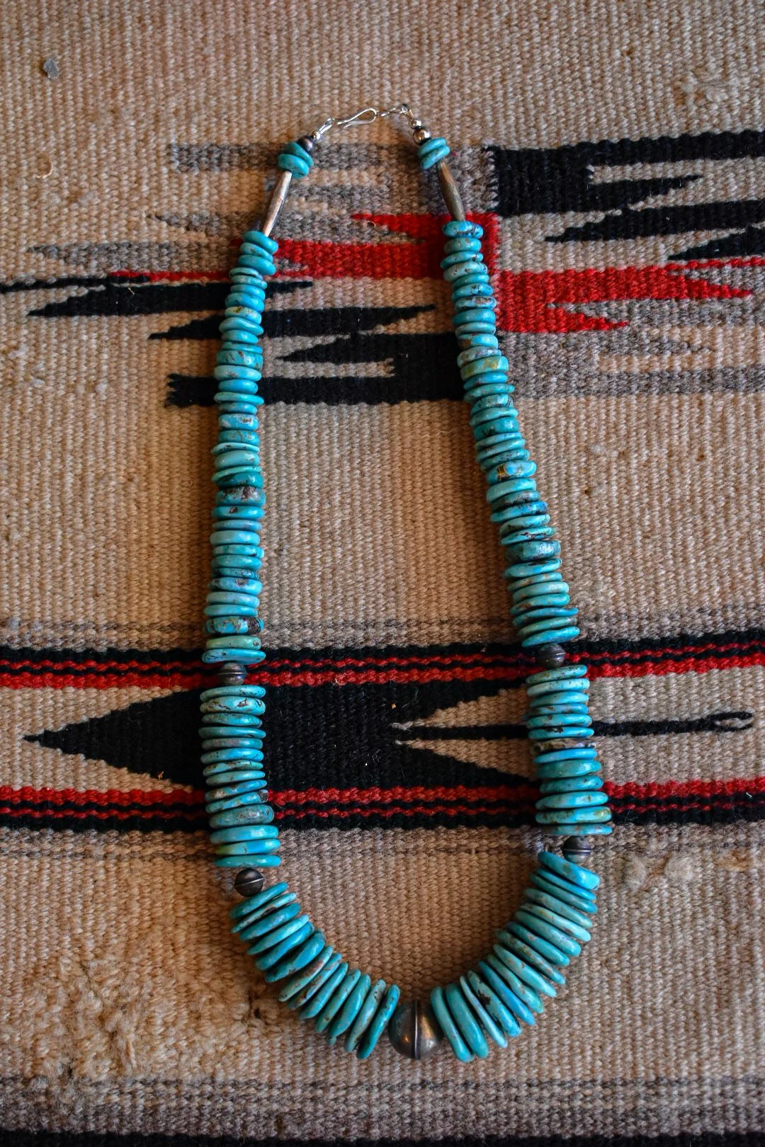 Graduated Kingman Turquoise Necklace
