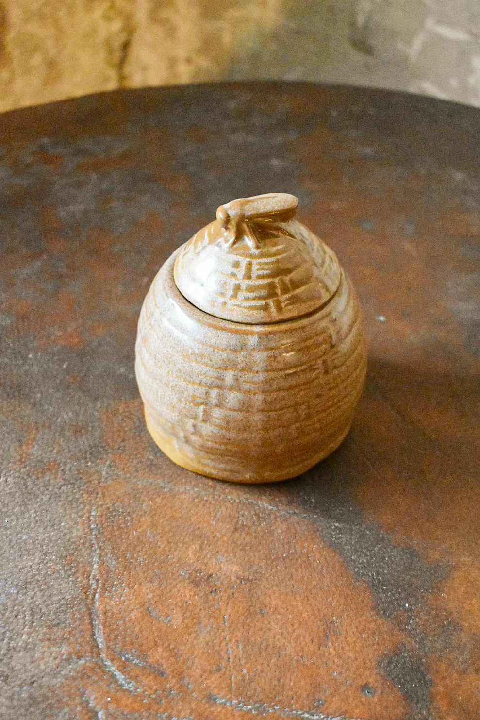 Vintage Frankoma Honey Pot