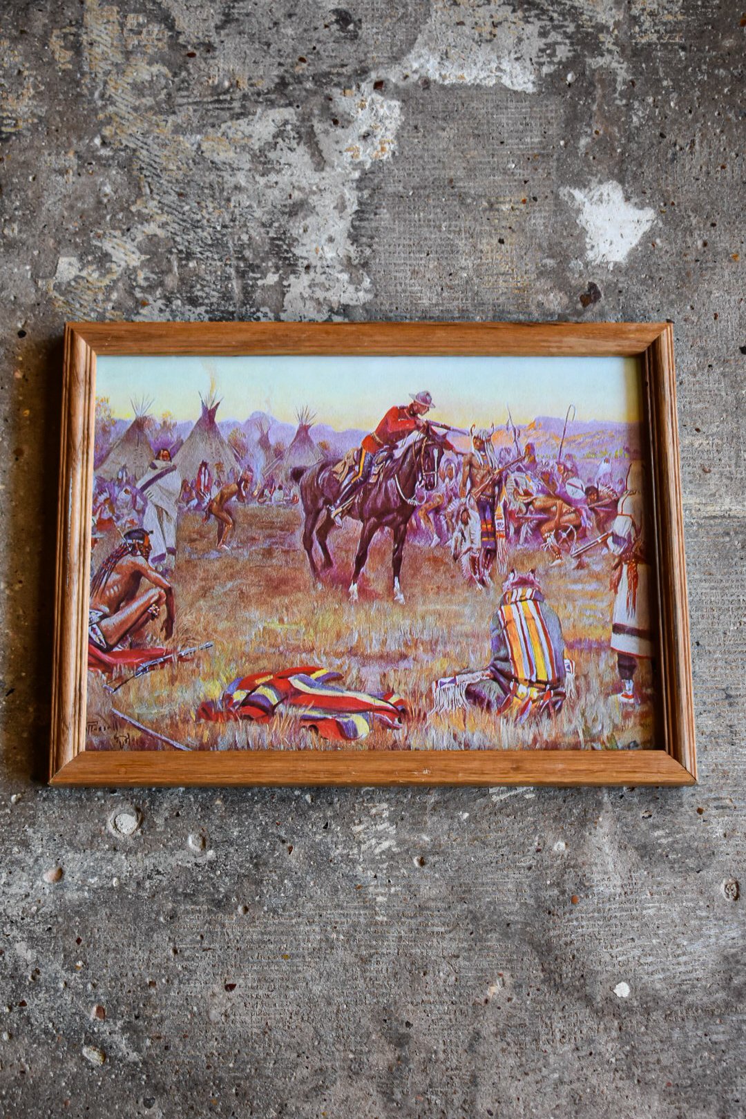 "Single Handed" - Vintage Charles Russell Print